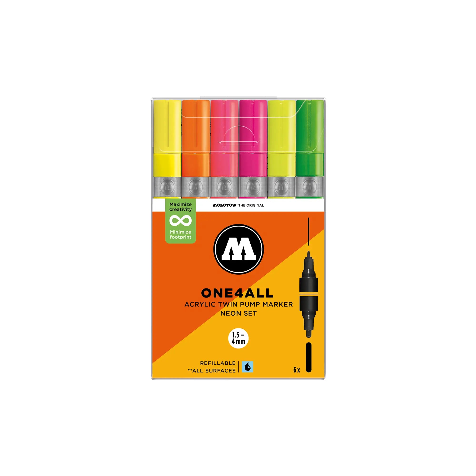 ONE4ALL™ Acrylic Twin Neon Set