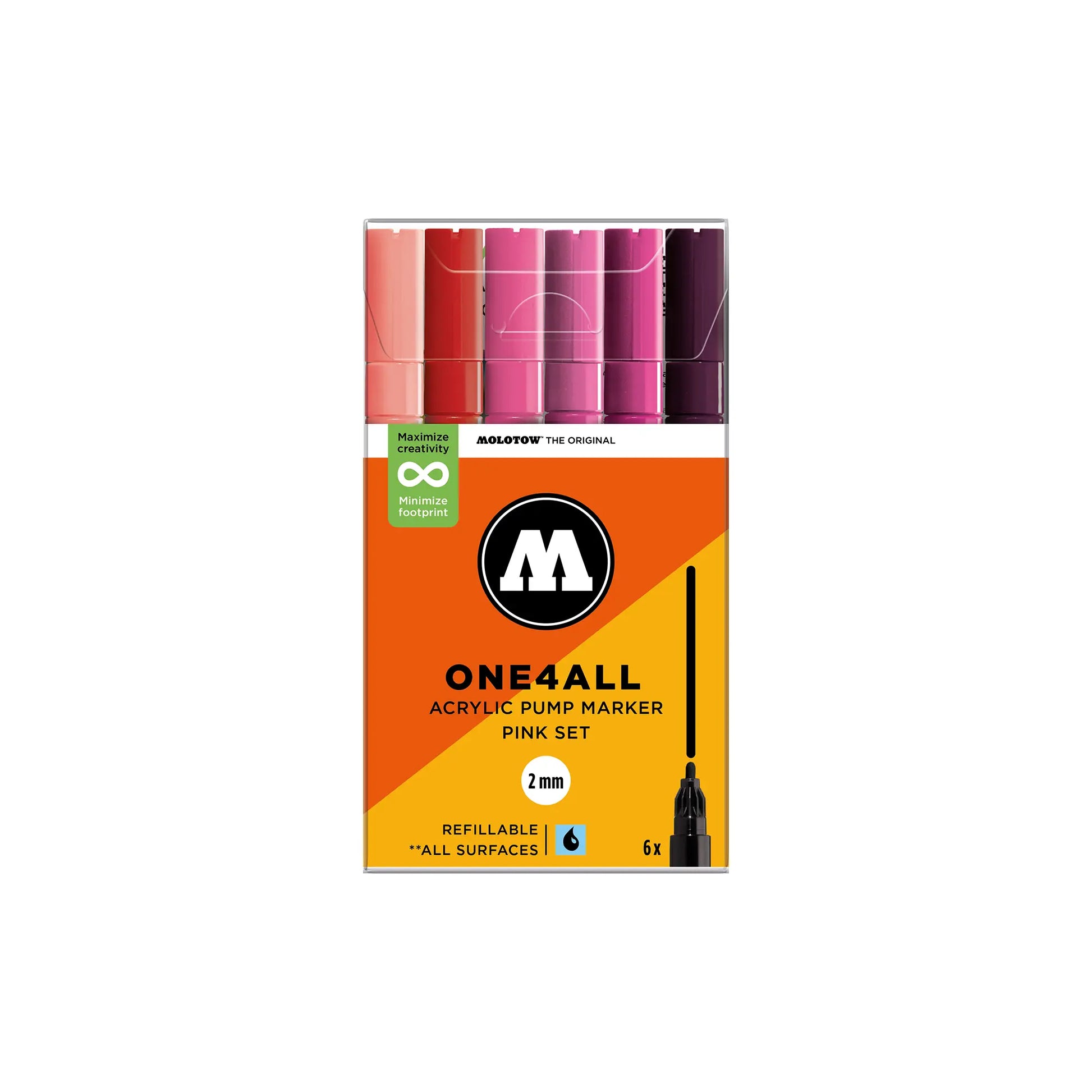 ONE4ALL™ 127HS Pink Set  - 6pc