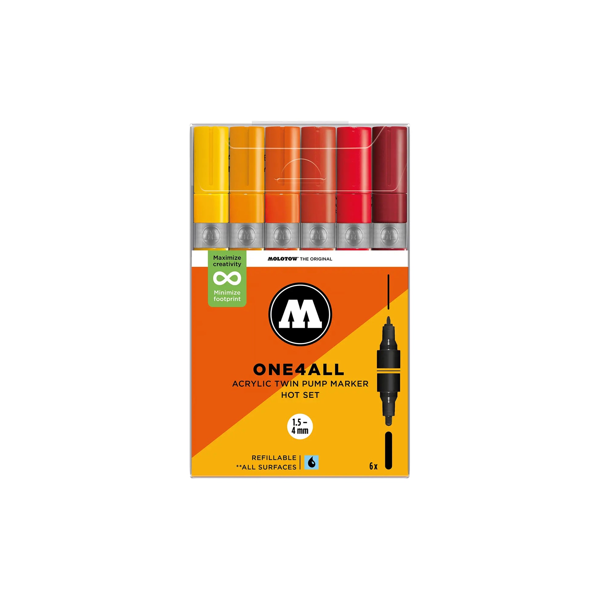 ONE4ALL™ Acrylic Twin Hot Set