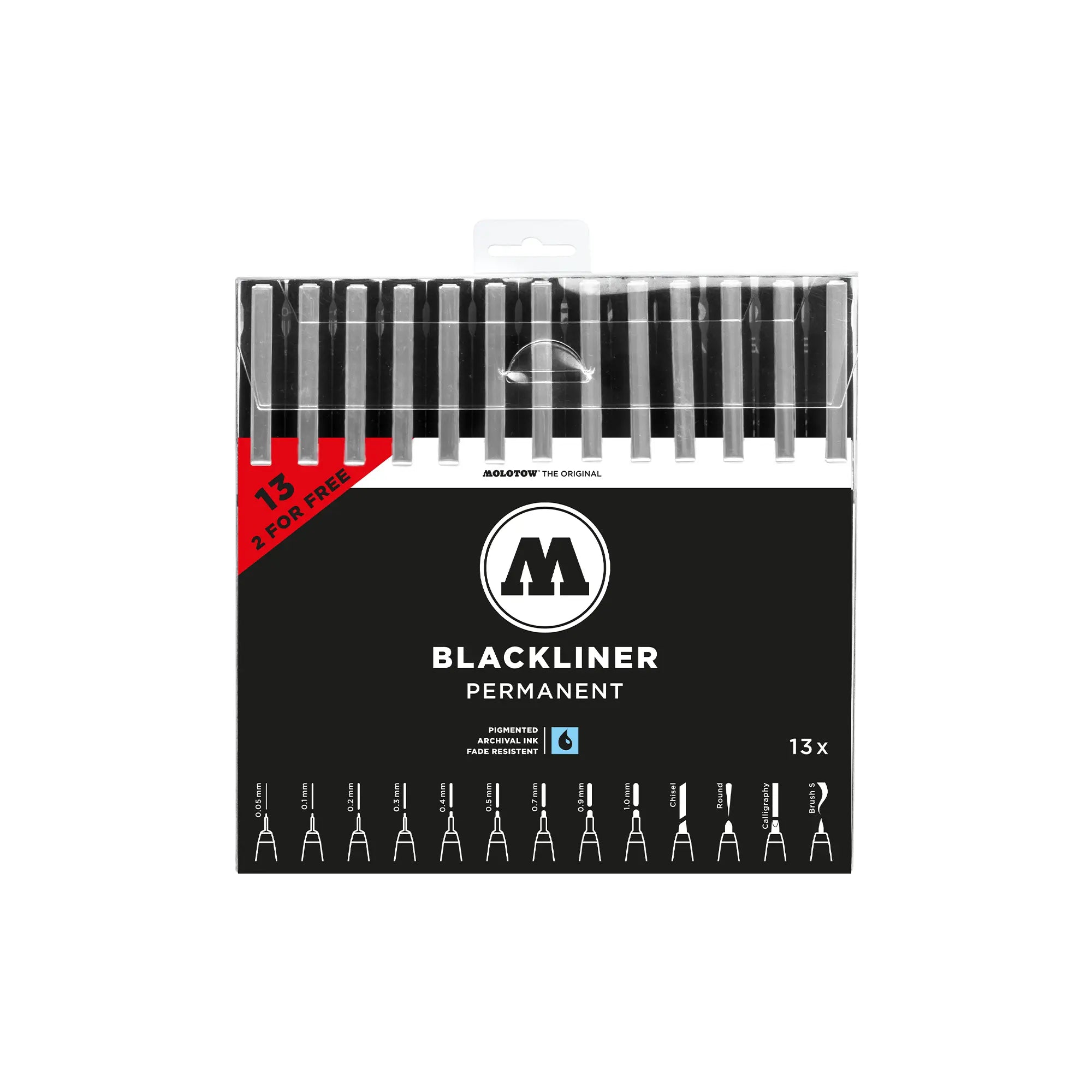 BLACKLINER Marker Complete Set 13