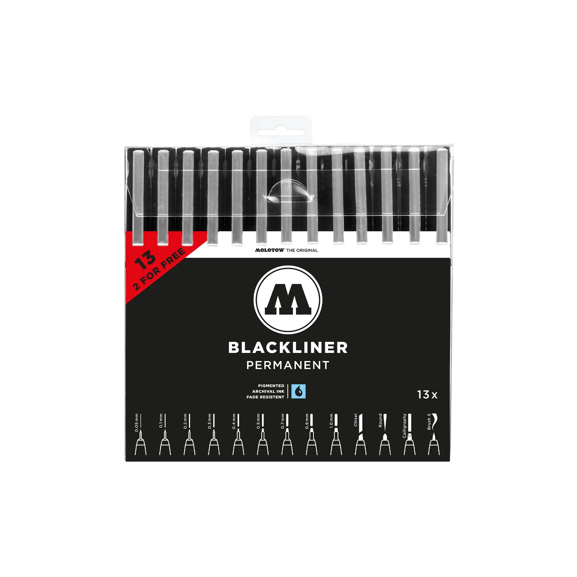 BLACKLINER Marker Complete Set 13
