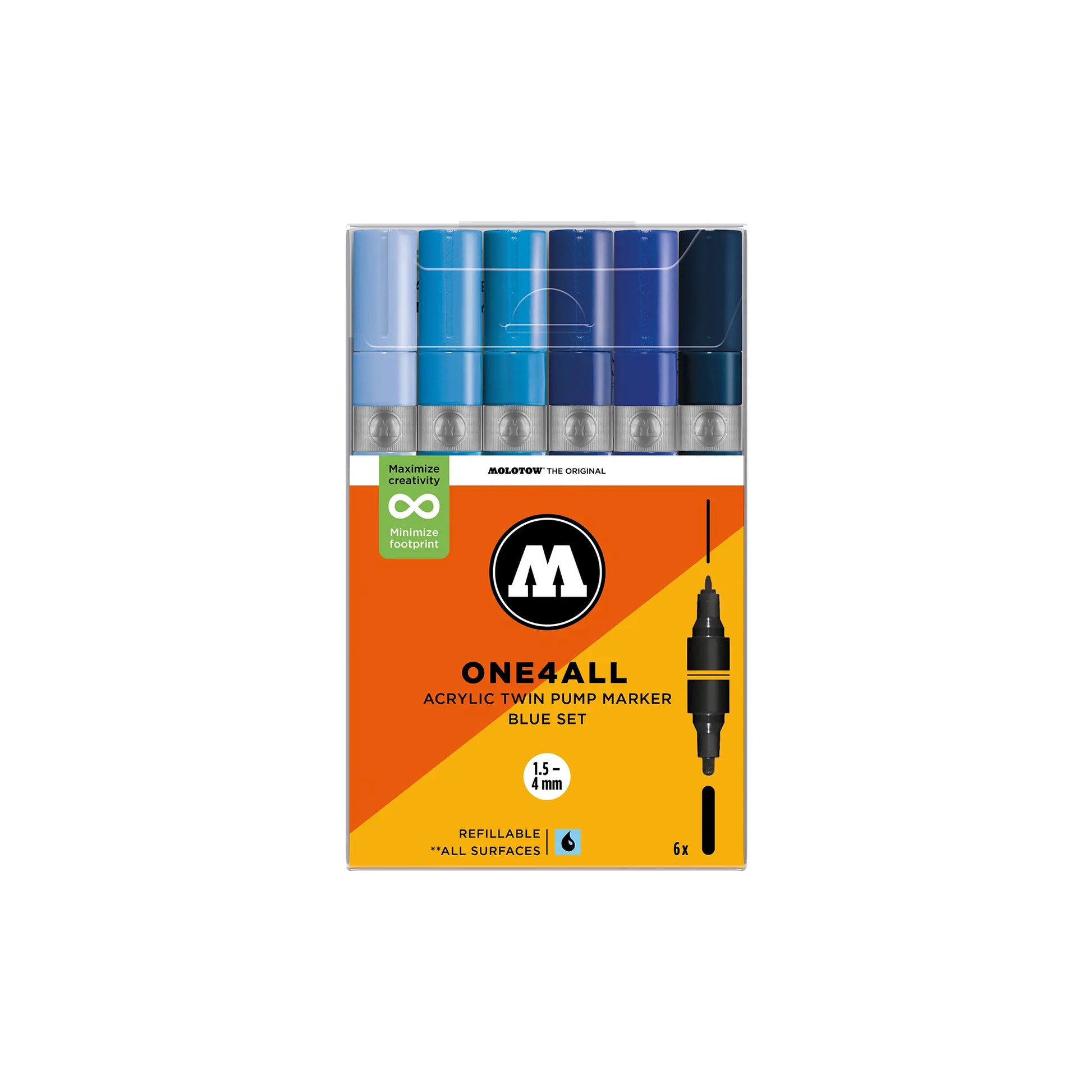 ONE4ALL™ Acrylic Twin Blue Set