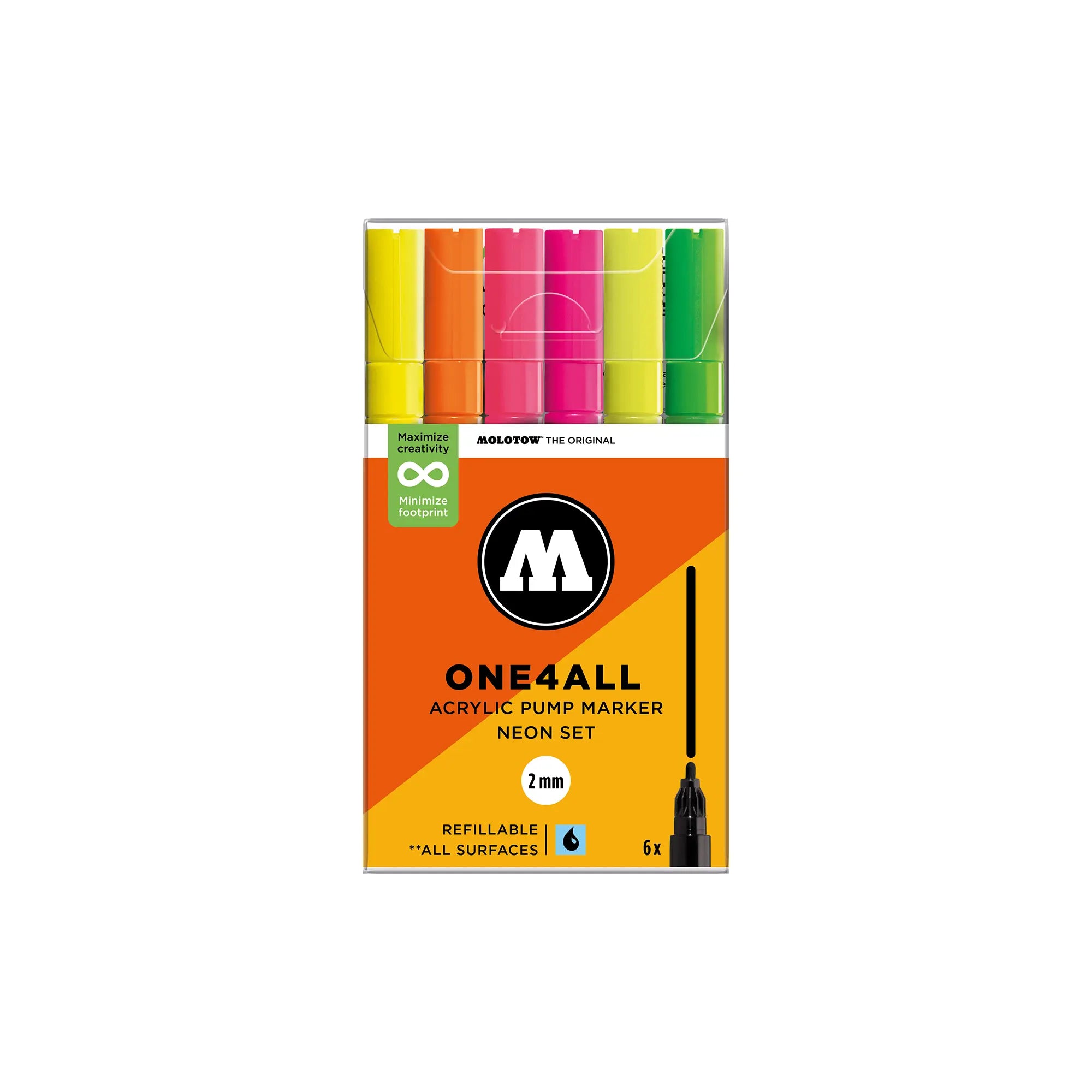 ONE4ALL™ 127HS Neon Set - 6pc