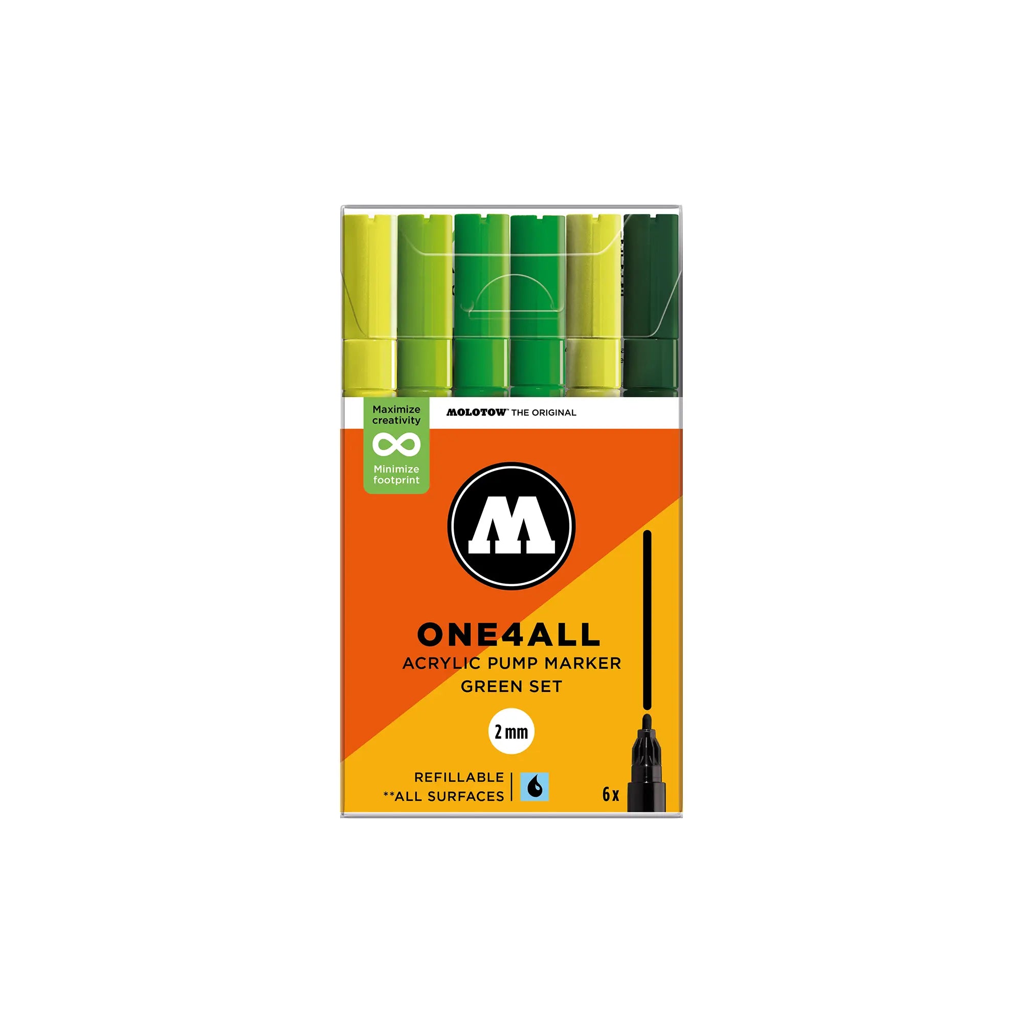 ONE4ALL™ 127HS Green Set - 6pc