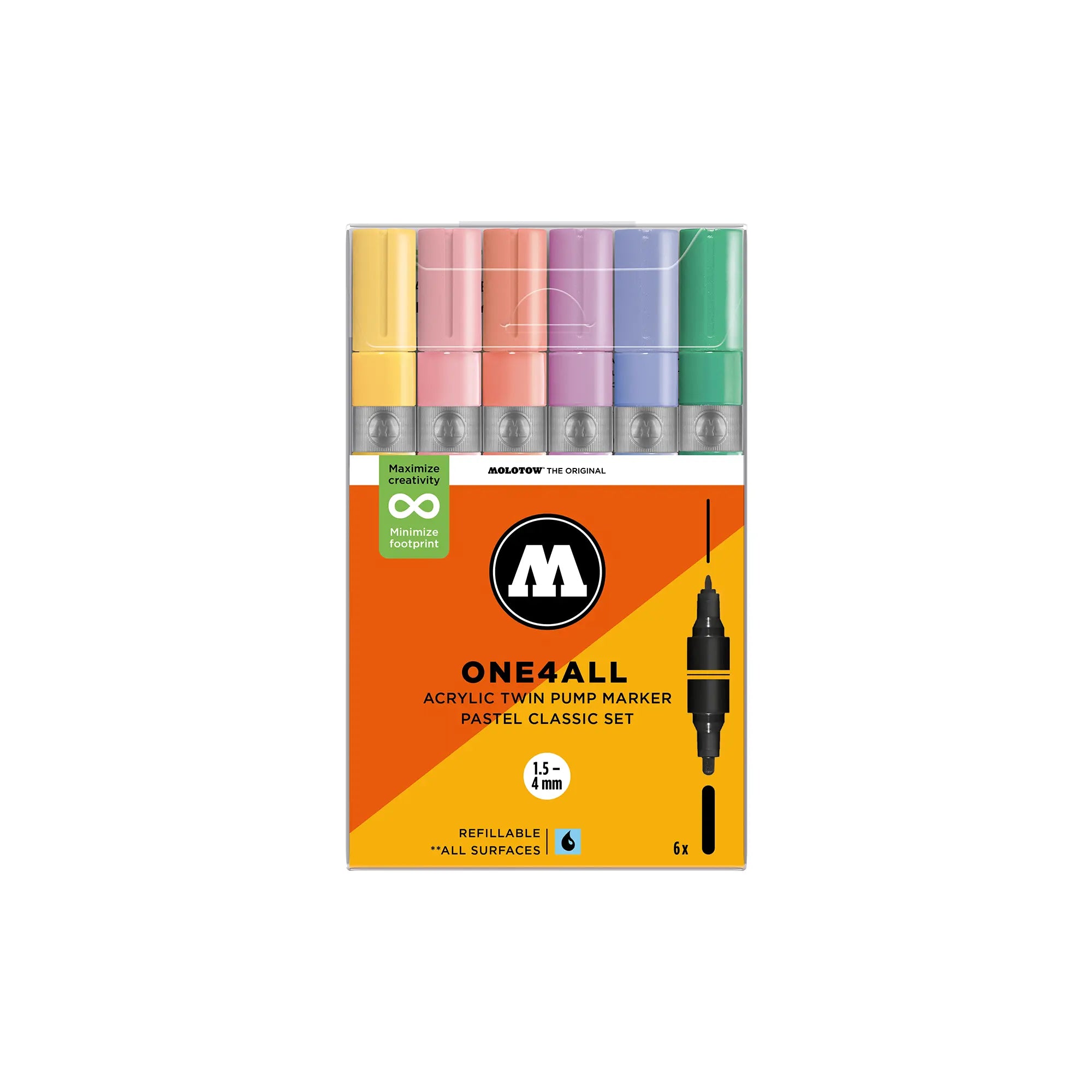 ONE4ALL™ Acrylic Twin Pastel Classic Set