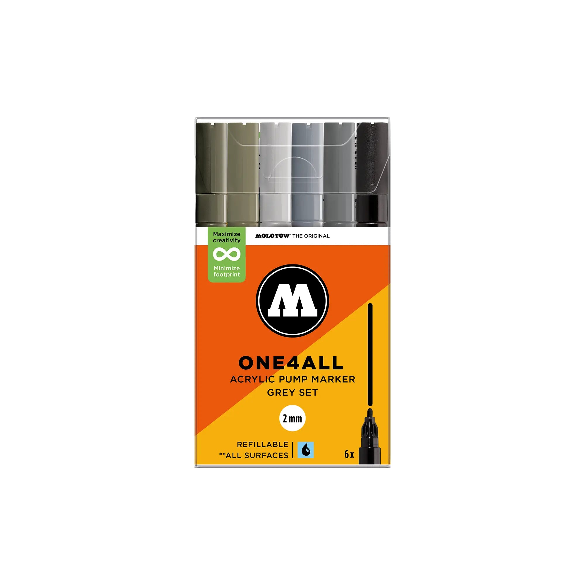 ONE4ALL™ 127HS Grey Set - 6pc