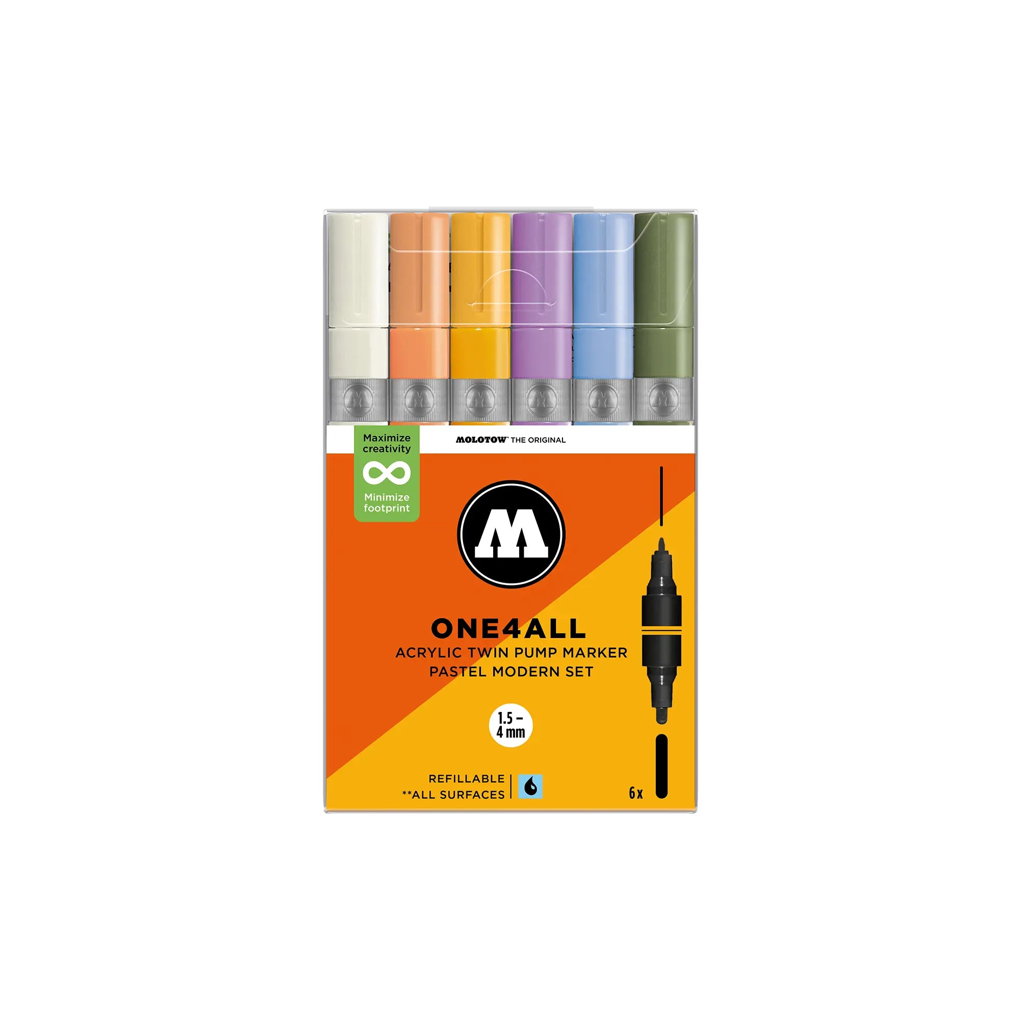 ONE4ALL™ Acrylic Twin Pastel Modern Set