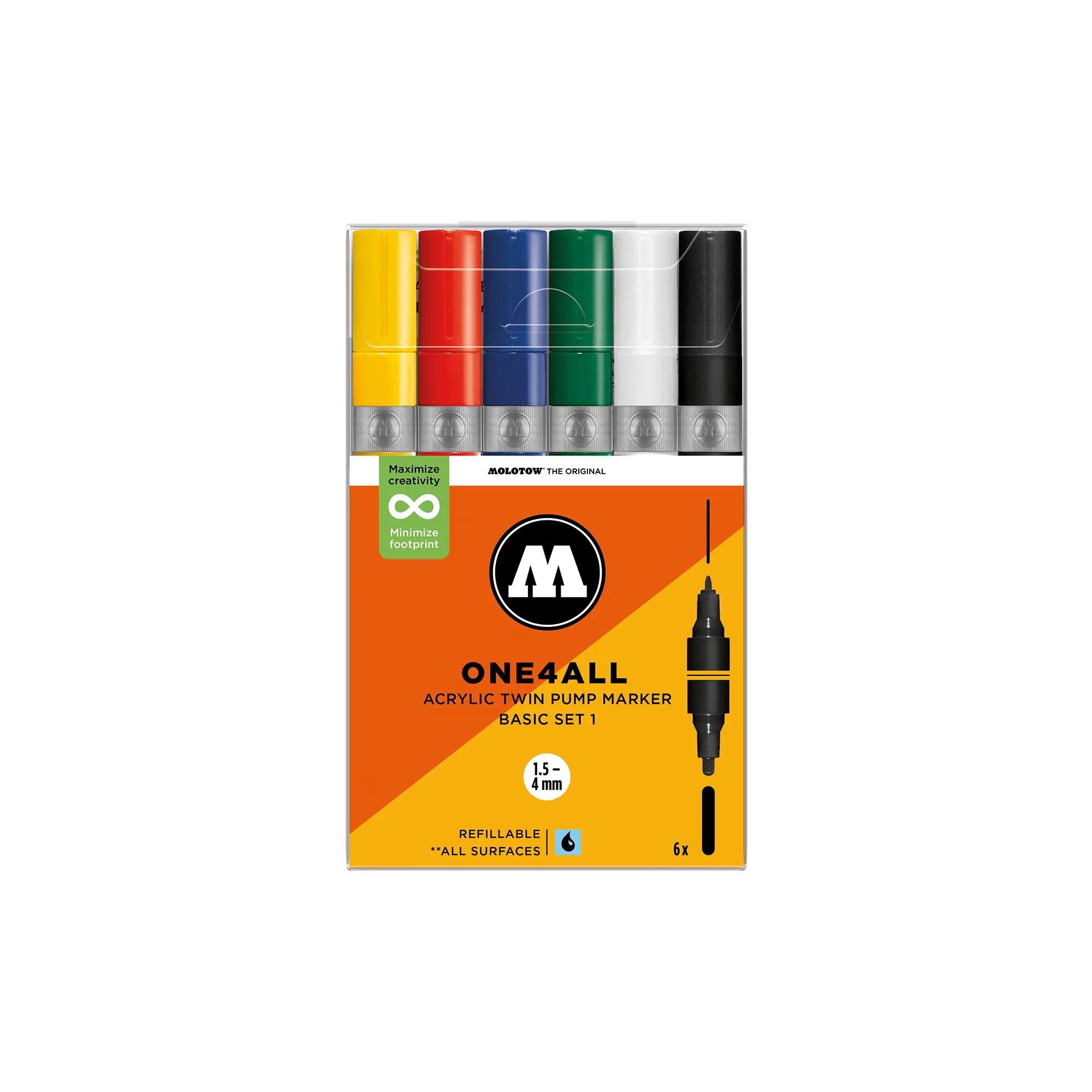 ONE4ALL™ Acrylic Twin Basic Set 1