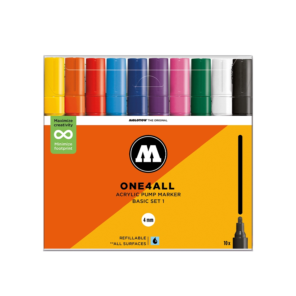 ONE4ALL 10pcs. Set 227HS 4mm