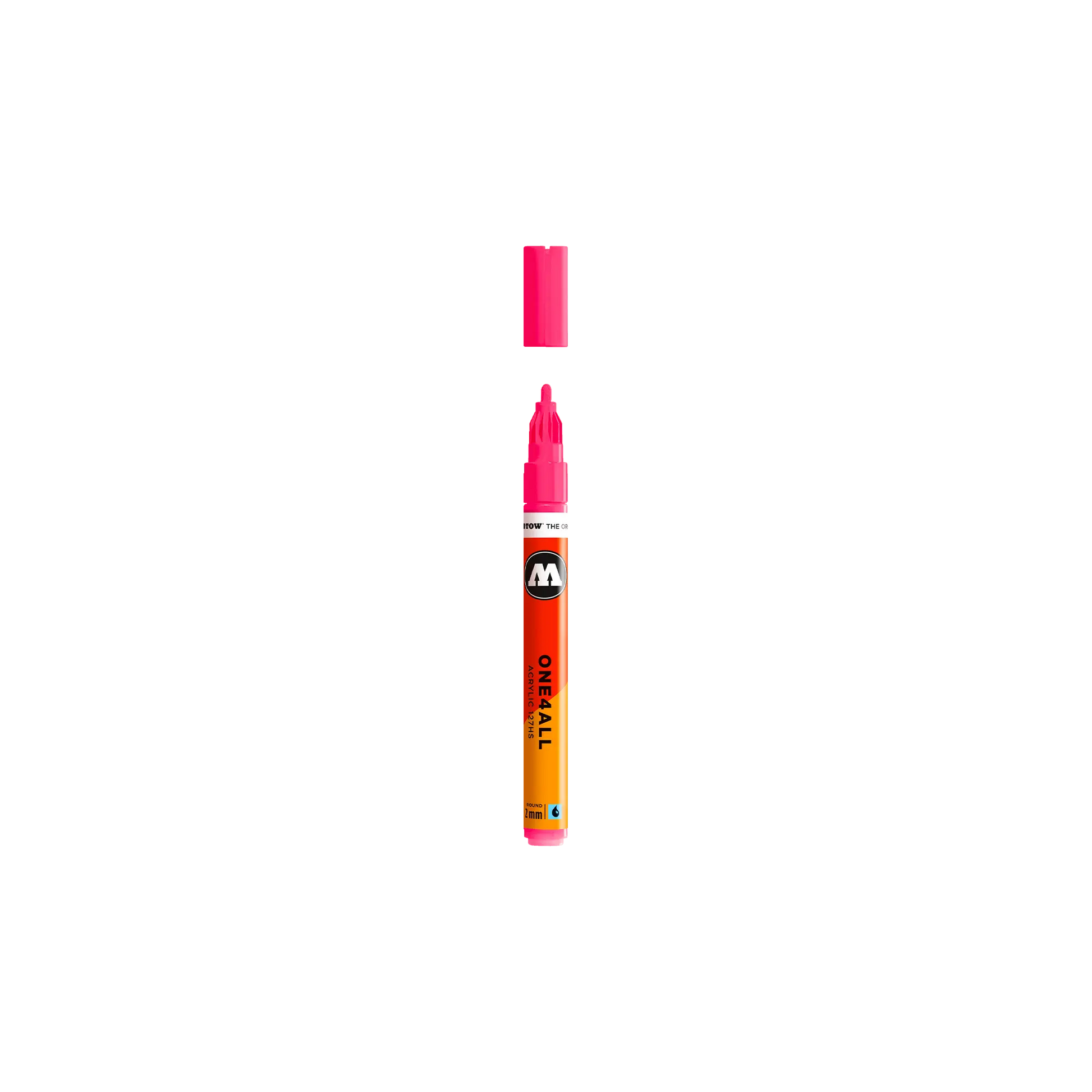 One4All 127HS 2mm #262 neon red fluo