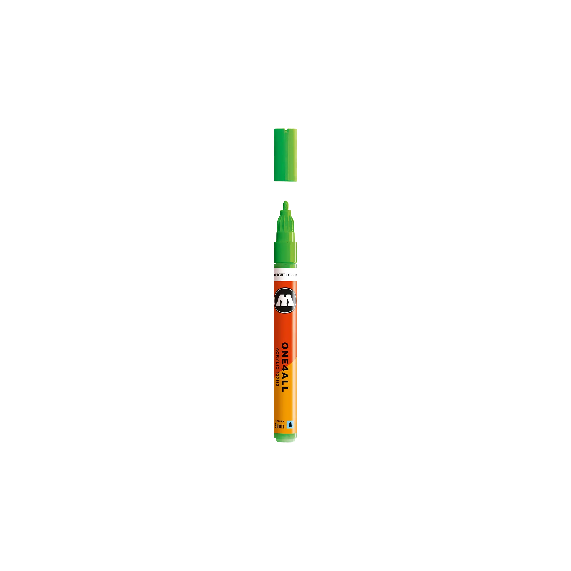 One4All 127HS 2mm #219 neon green fluorescent
