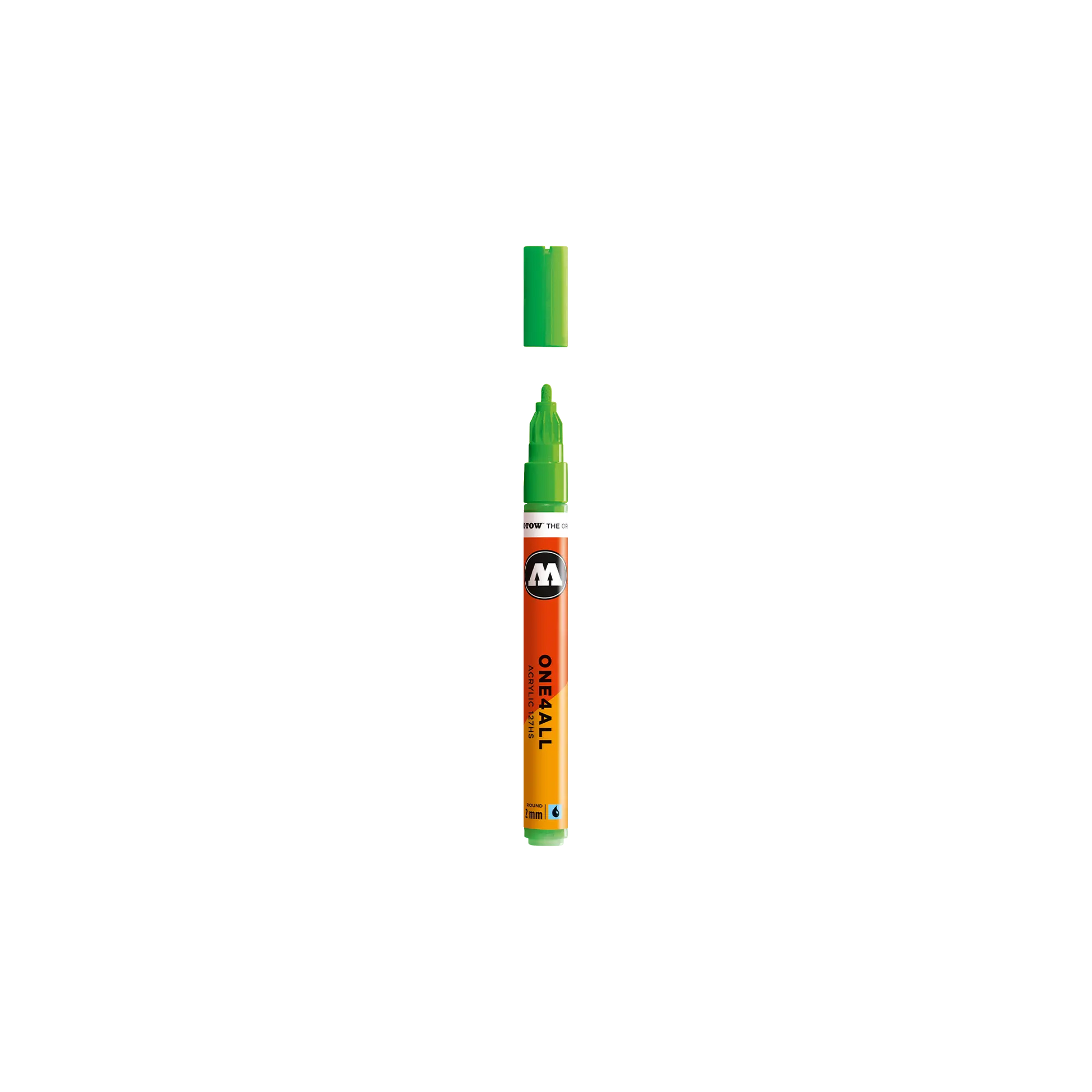 One4All 127HS 2mm #219 neon green fluorescent