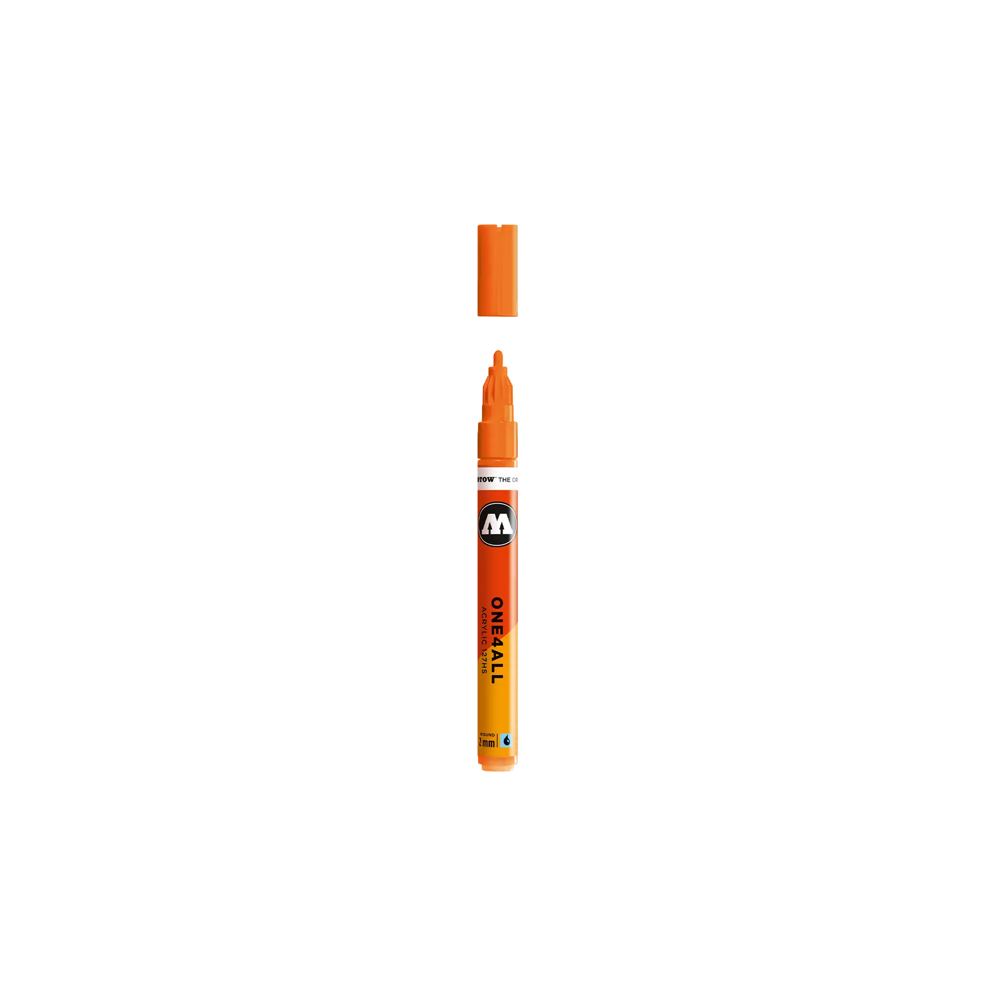 One4All 127HS 2mm #218 neon orange fluorescent