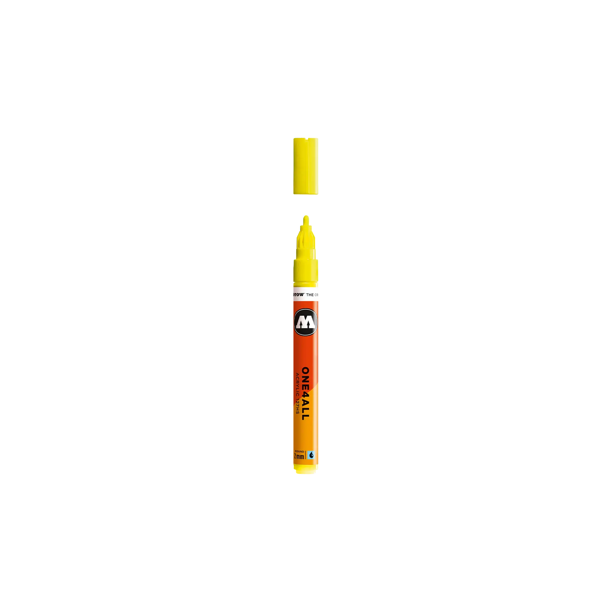 One4All 127HS 2mm #220 neon yellow fluorescent