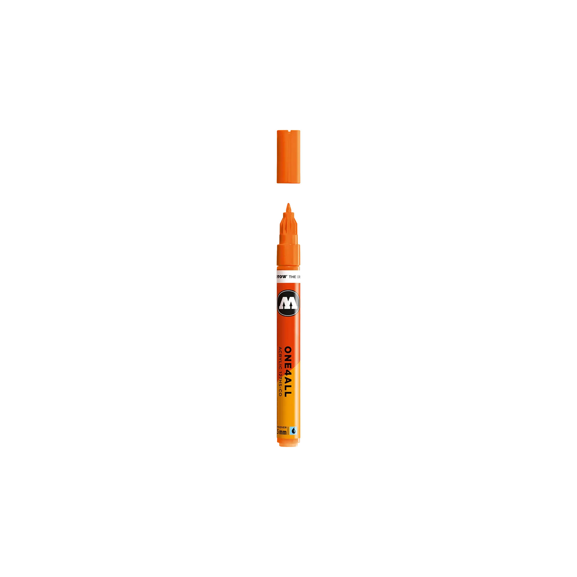 One4All 127HS-CO 1.5mm #218 Neon Orange Fluorescent