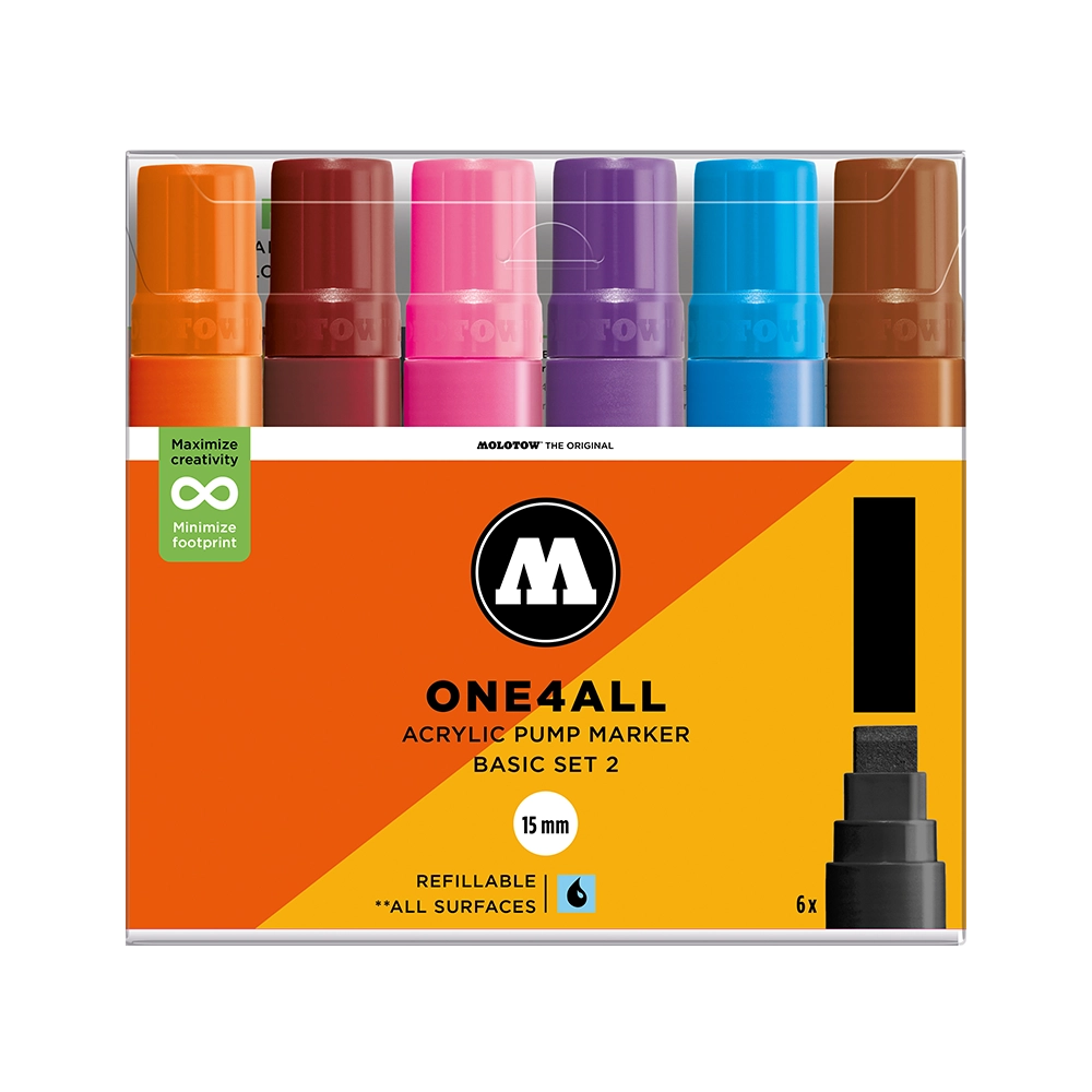 ONE4ALL 6 pcs. Sets 15 mm