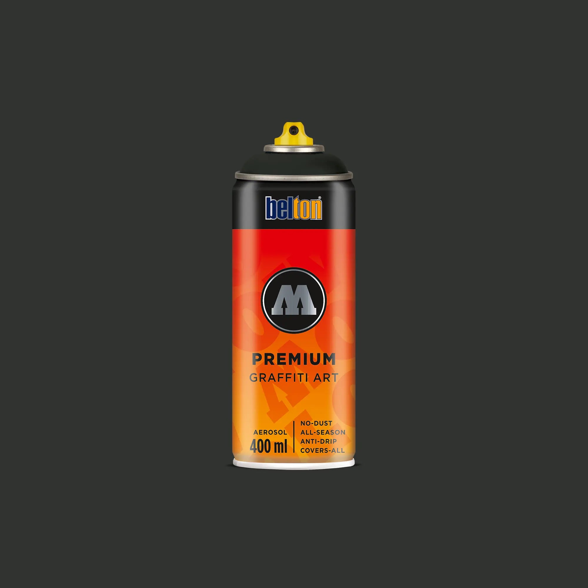 Molotow Premium 400ml #222 Black Grey Dark