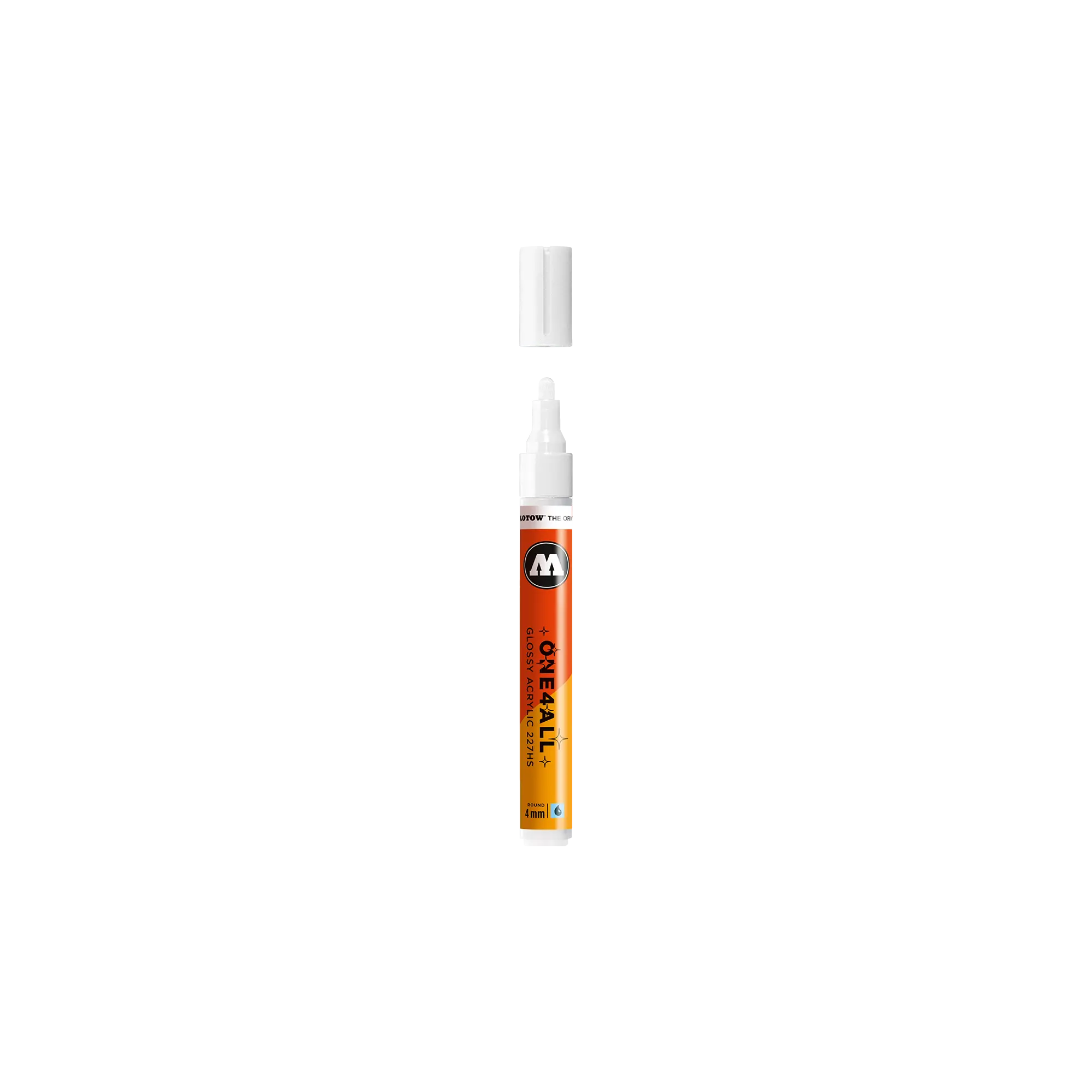Acrylic marker One4All Glossy 227HS 4mm #251 white glossy