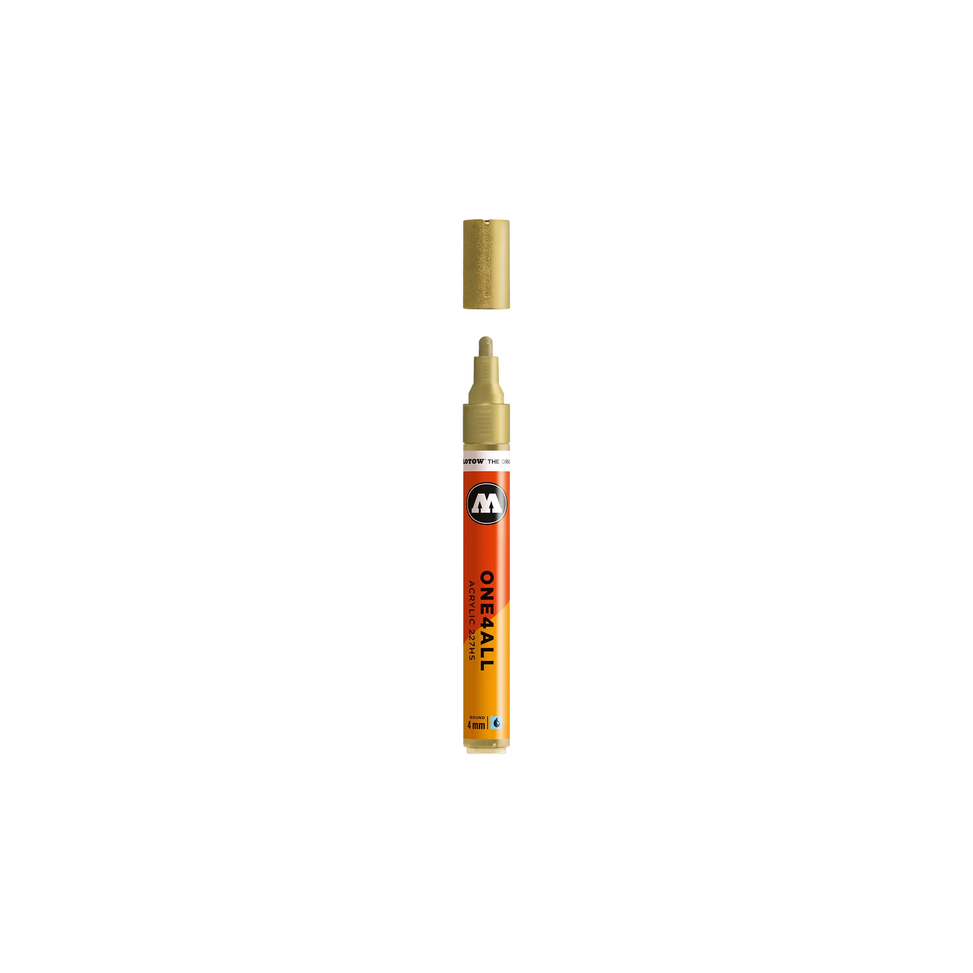 Acrylic marker One4All 227HS 4mm #228 metallic gold