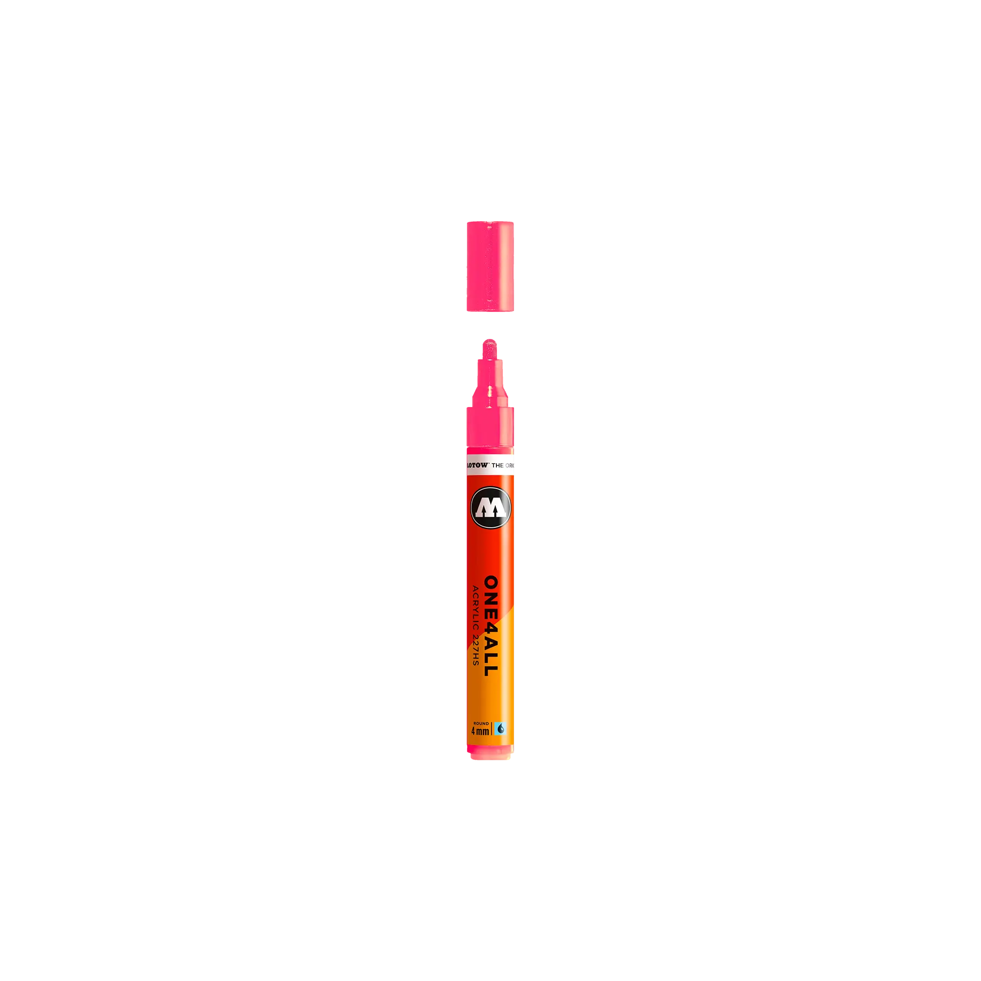 Acrylic Marker One4All 227HS 4mm #262 neon red fluo
