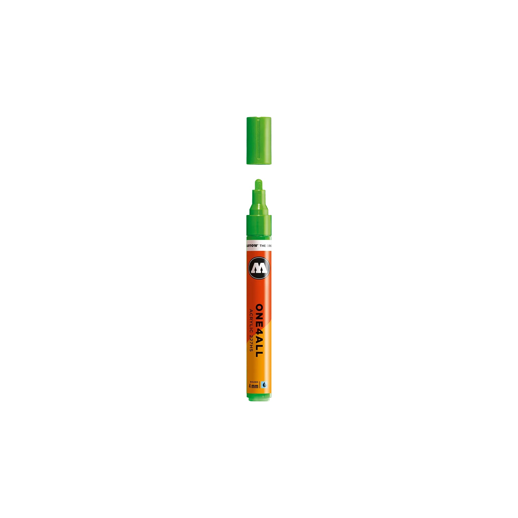 Acrylic marker One4All 227HS 4mm #219 neon green fluorescent