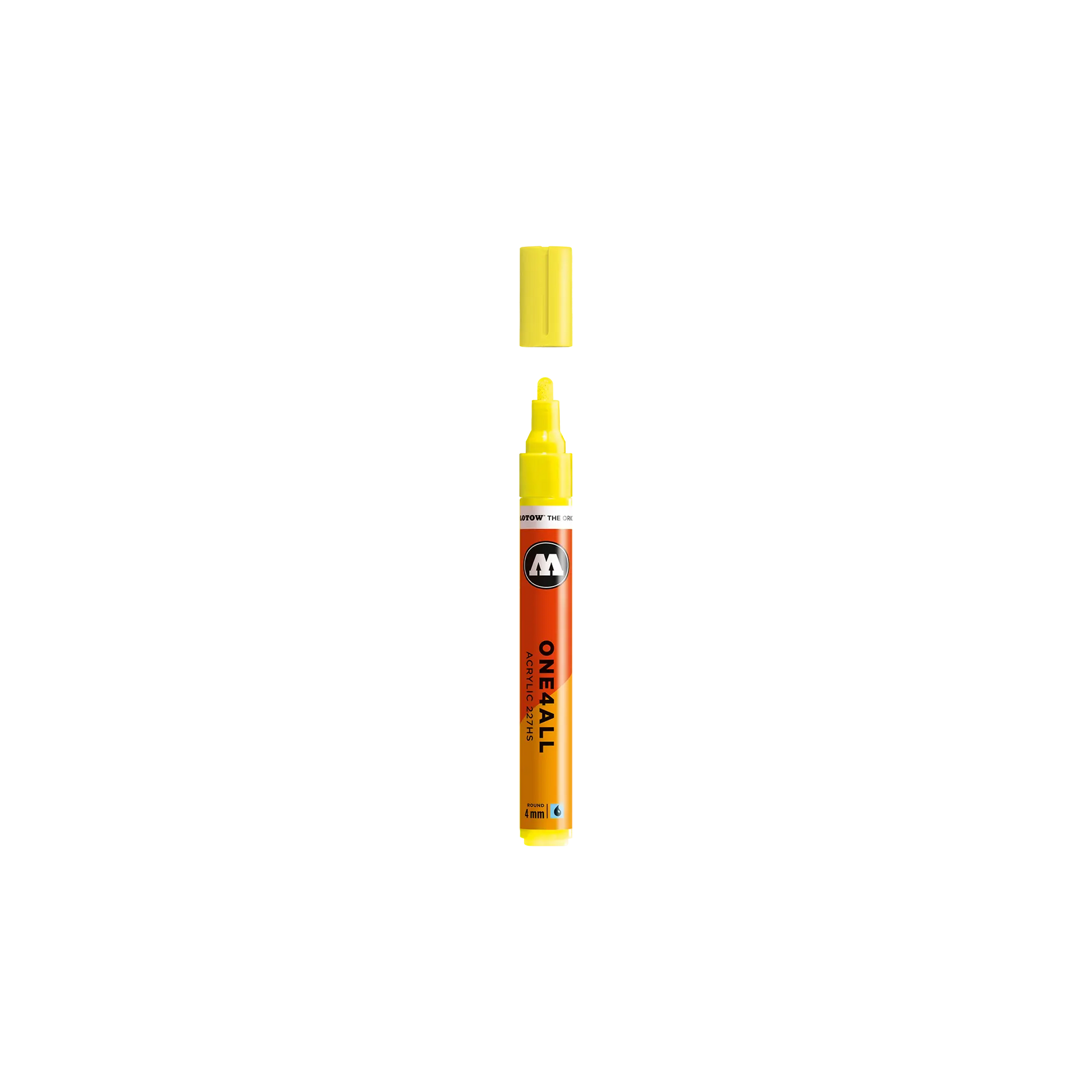 Acrylic marker One4All 227HS 4mm #220 neon yellow fluorescent