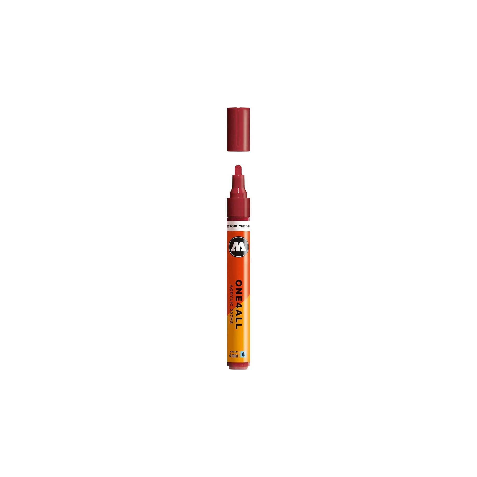 Acrylic marker One4All 227HS 4mm #086 burgundy