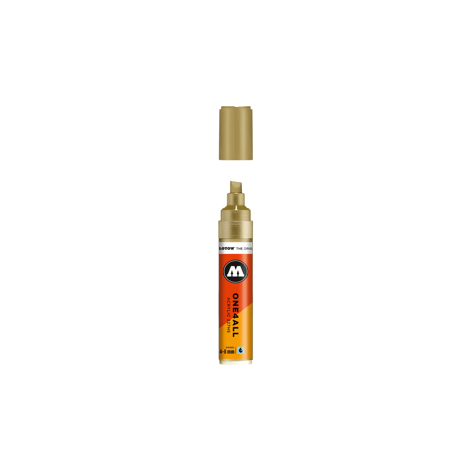 Acrylic marker One4All 327HS 4-8mm #228 metallic gold
