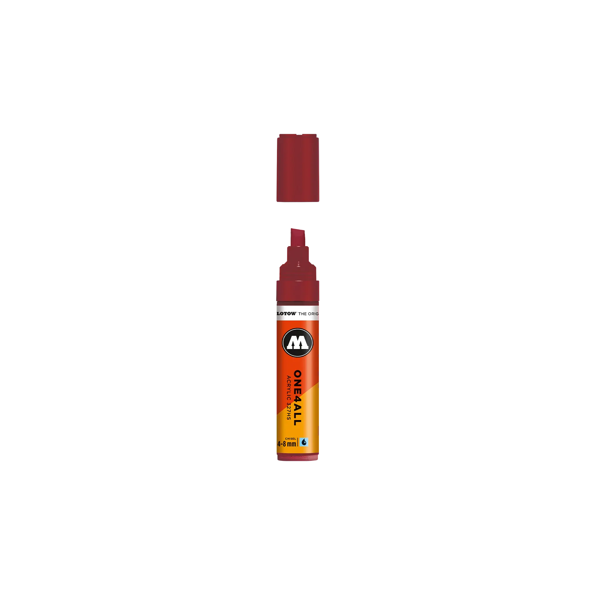 Acrylic marker One4All 327HS 4-8mm #086 burgundy
