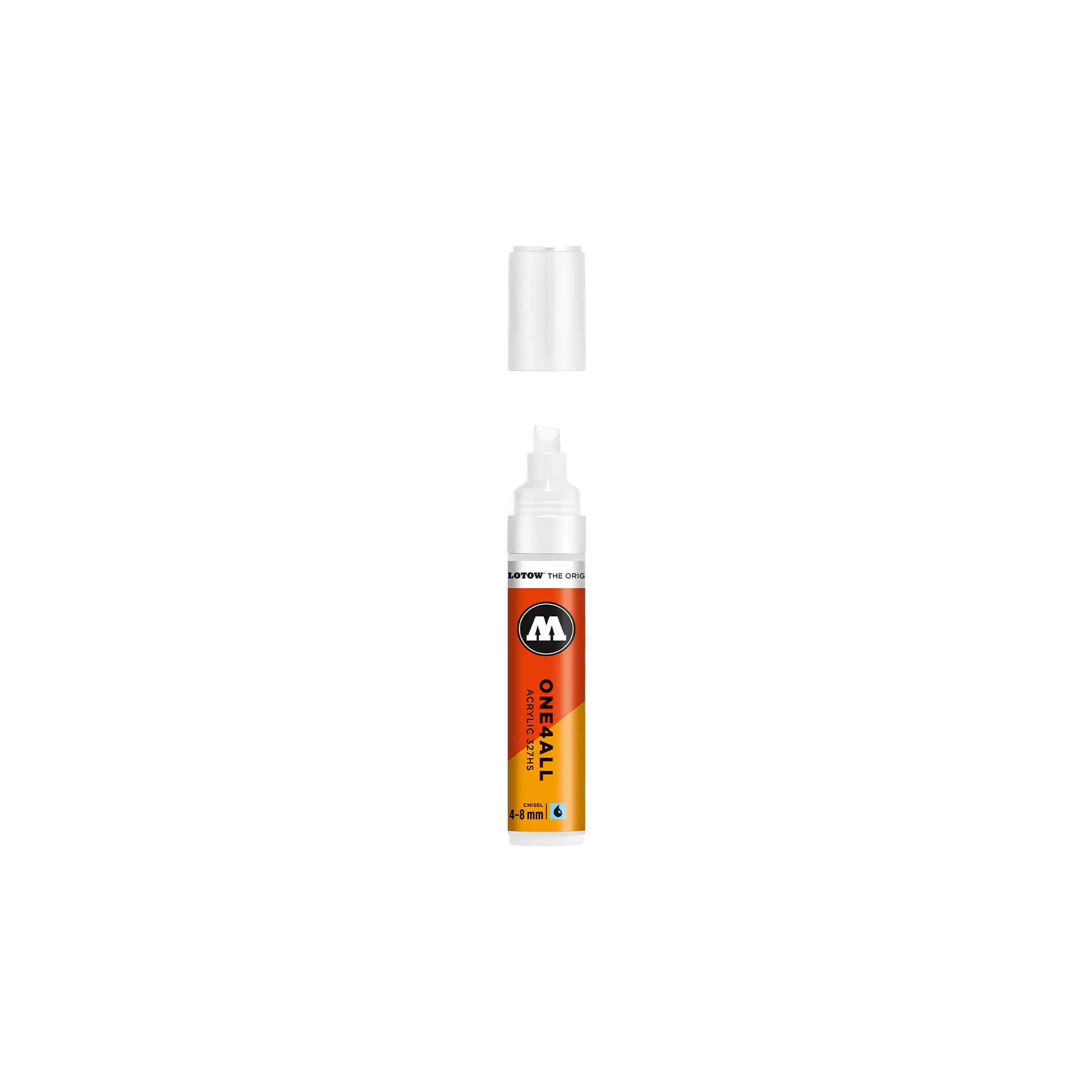 Acrylic marker One4All 327HS 4-8mm #160 signal white