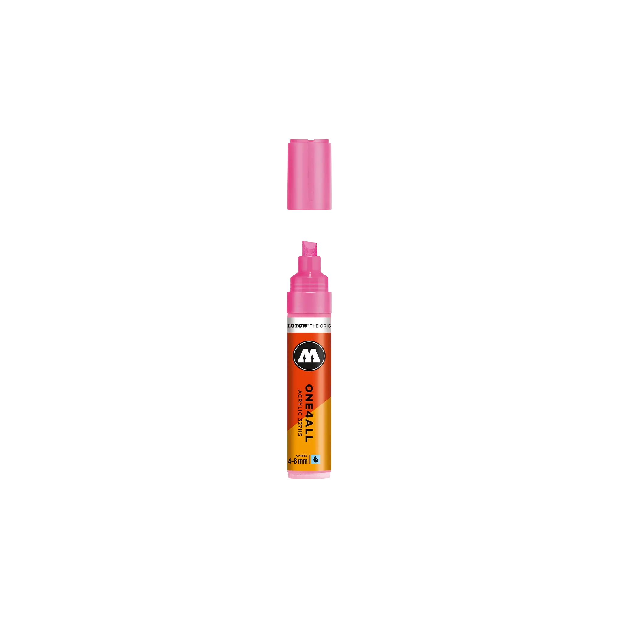 Acrylic marker One4All 327HS 4-8mm #200 neon pink