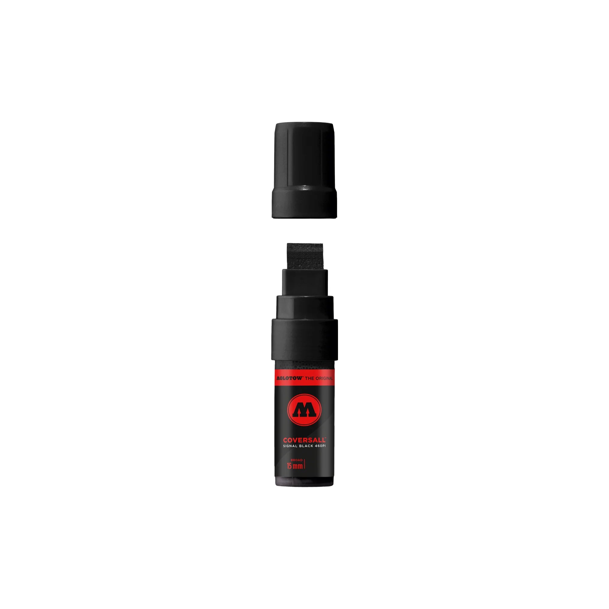MOLOTOW COVERSALL 460PI Action Marker - 15 mm Short - Signal Black