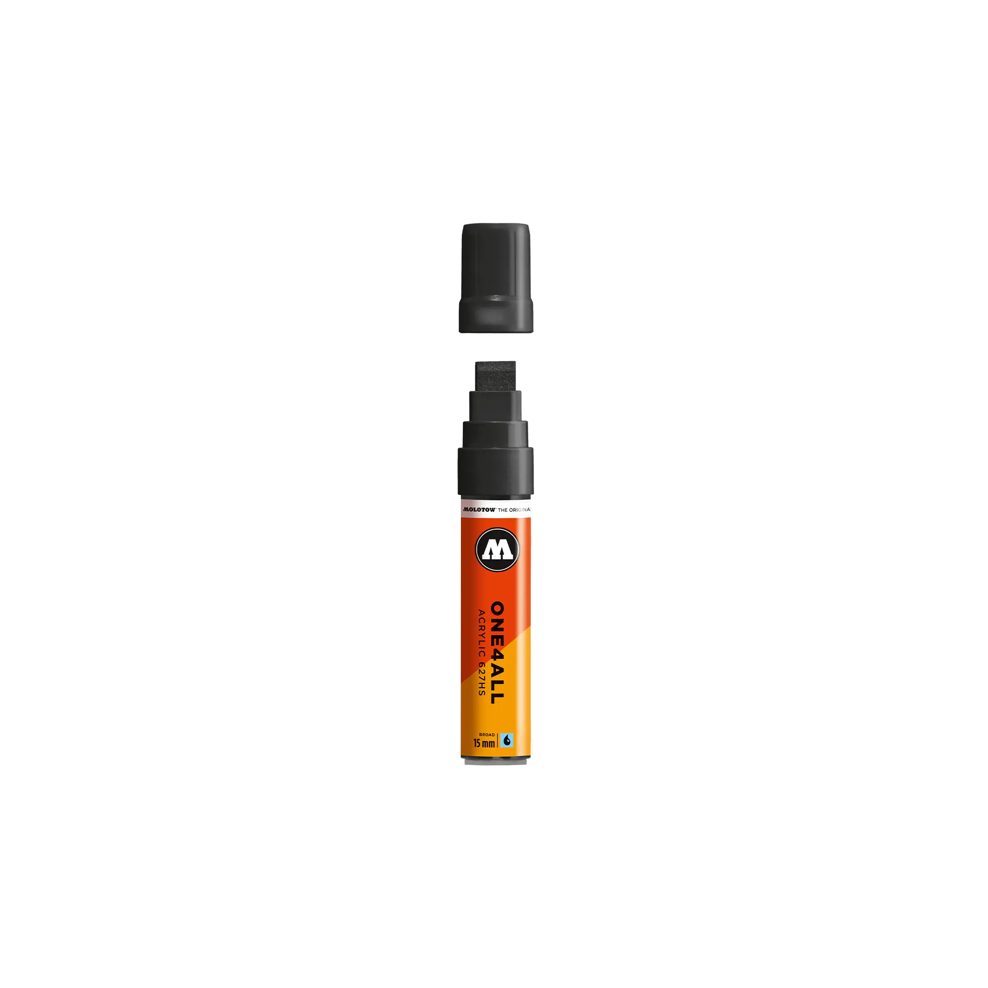 Acrylic marker One4All 627HS 15mm #180 signal black