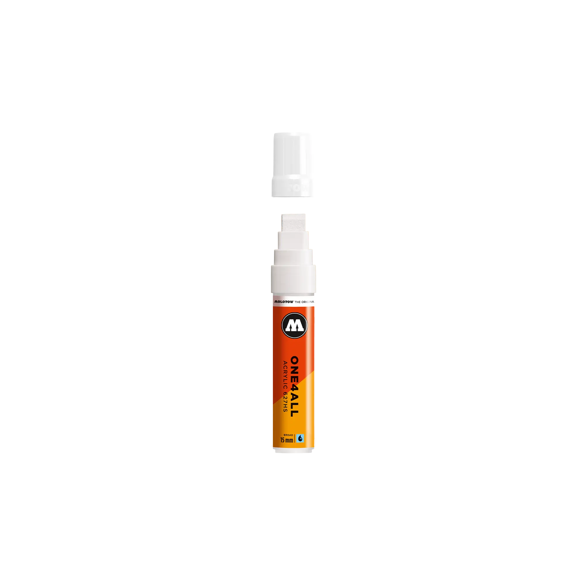 Acrylic marker One4All 627HS 15mm #160 signal white