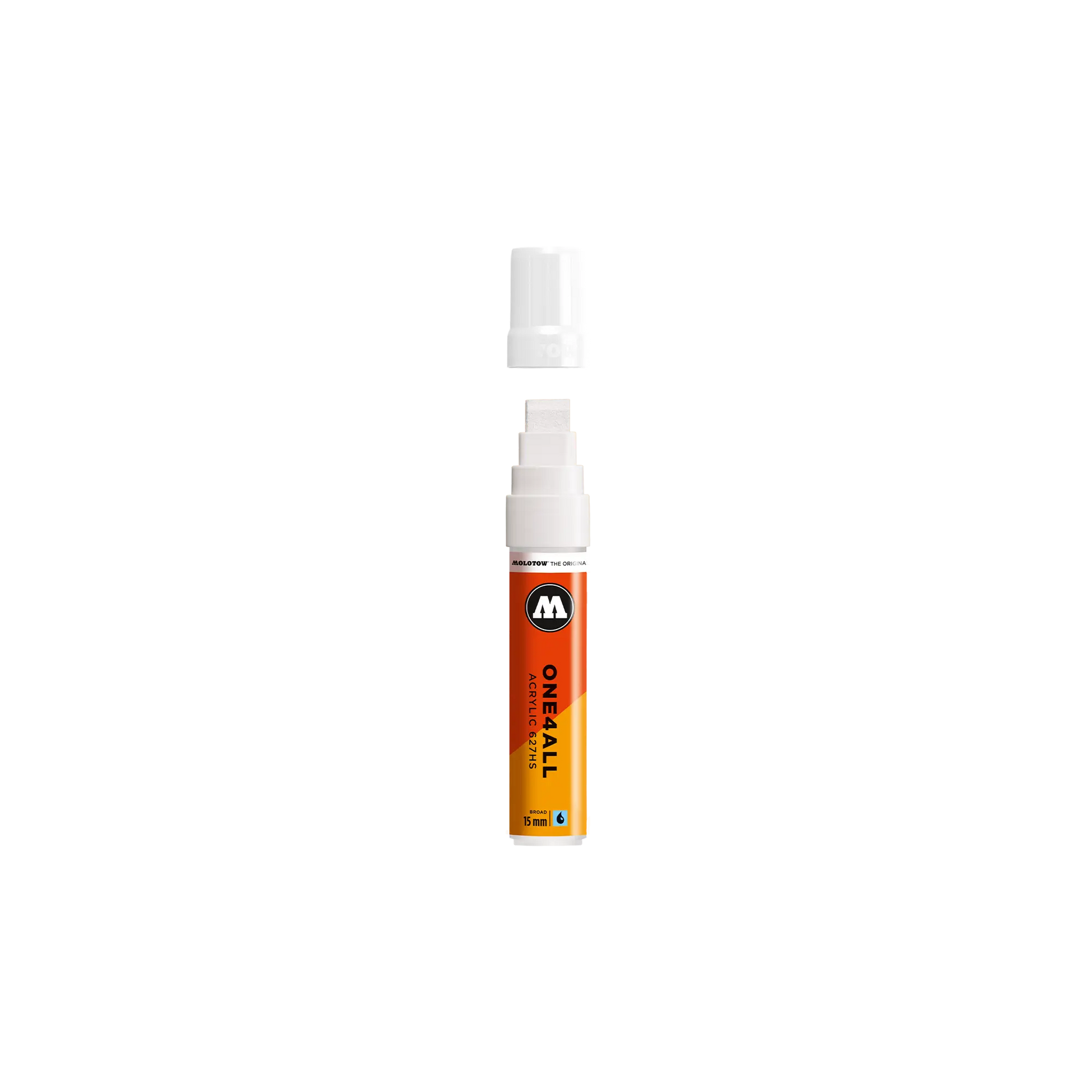 Acrylic marker One4All 627HS 15mm #160 signal white