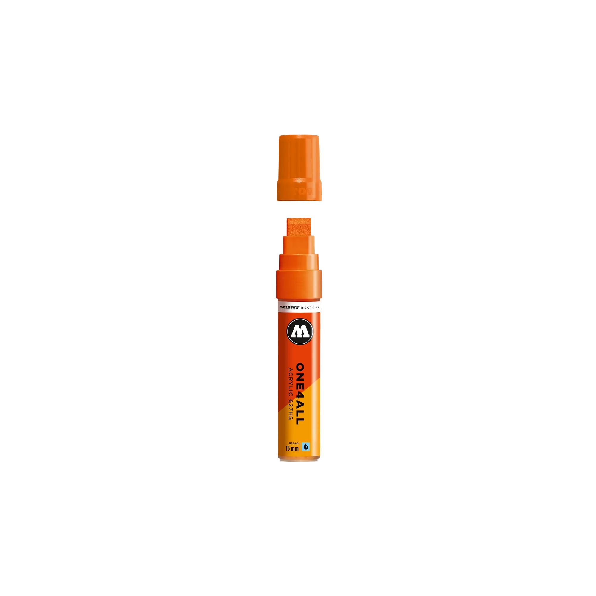 Acrylic marker One4All 627HS 15mm #085 DARE orange