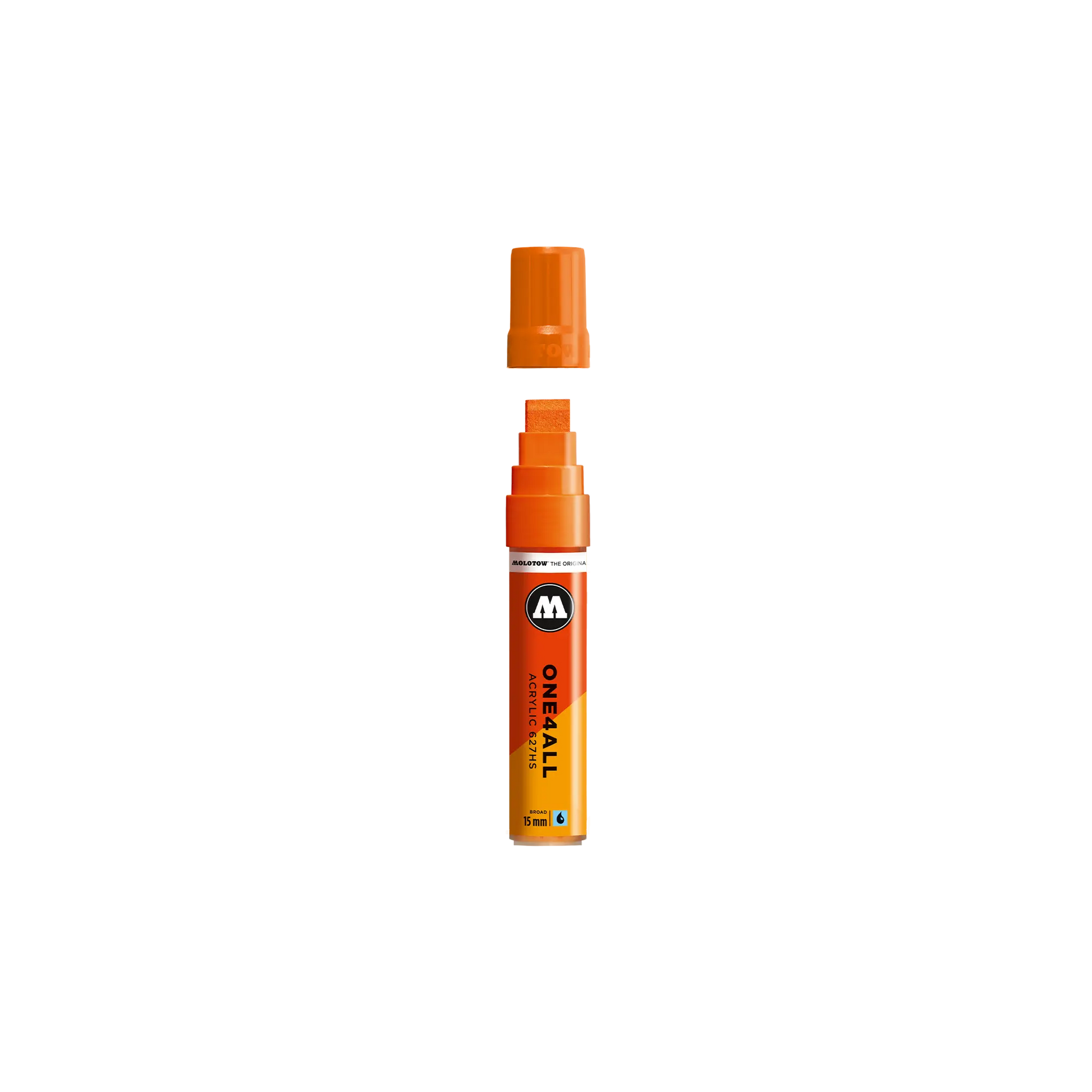 Acrylic marker One4All 627HS 15mm #085 DARE orange