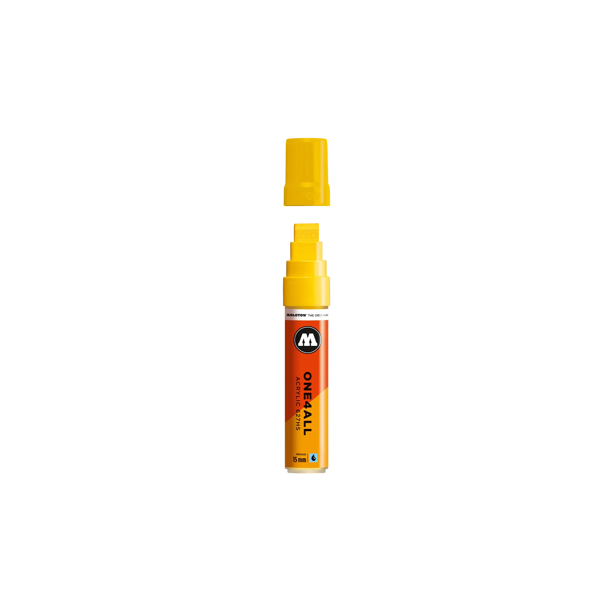 Acrylic marker One4All 627HS 15mm #006 zinc yellow