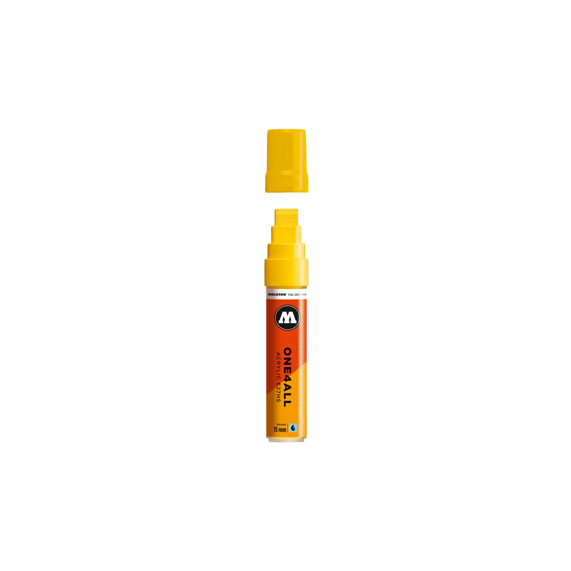 Acrylic marker One4All 627HS 15mm #006 zinc yellow