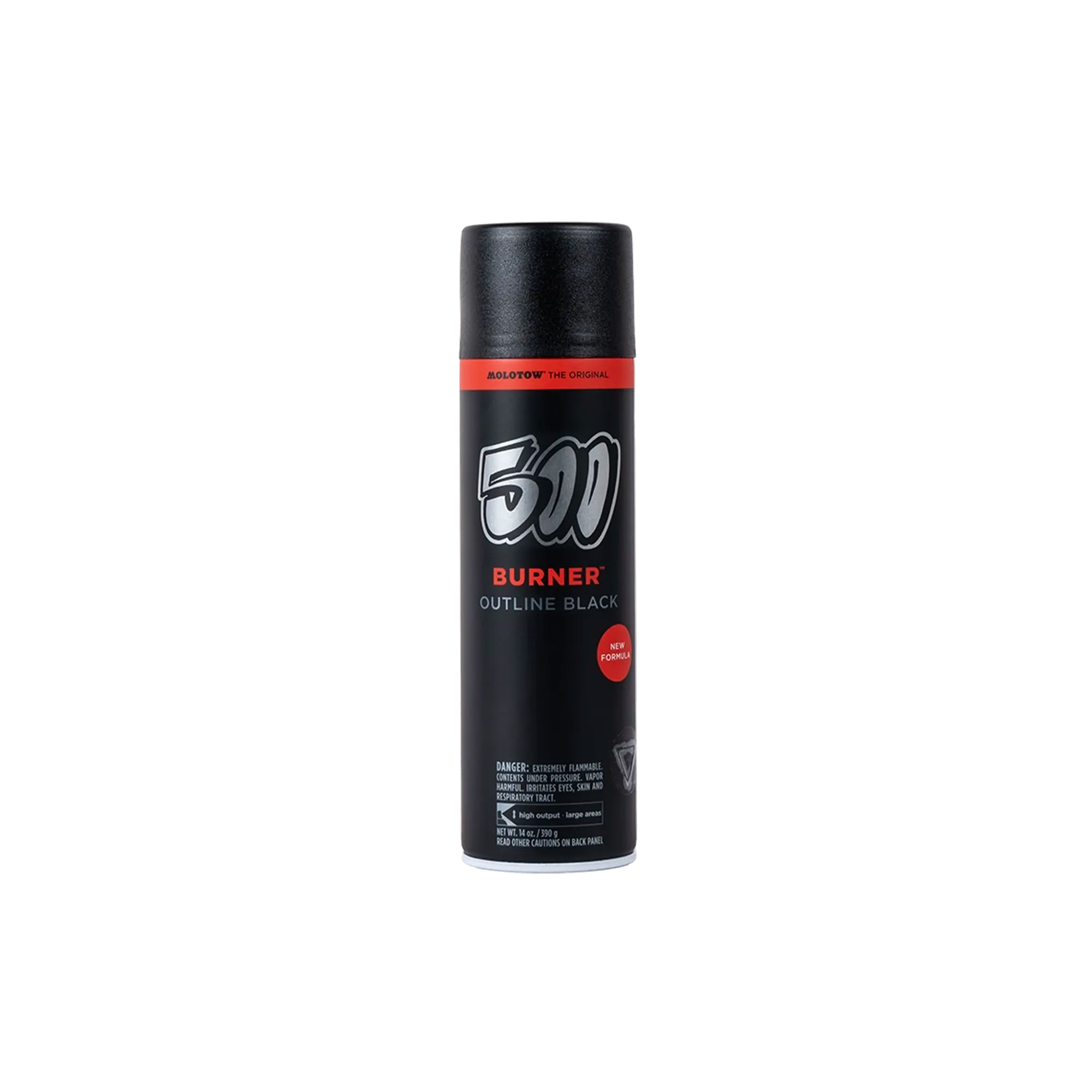 MOLOTOW BURNER 500ML OUTLINE BLACK