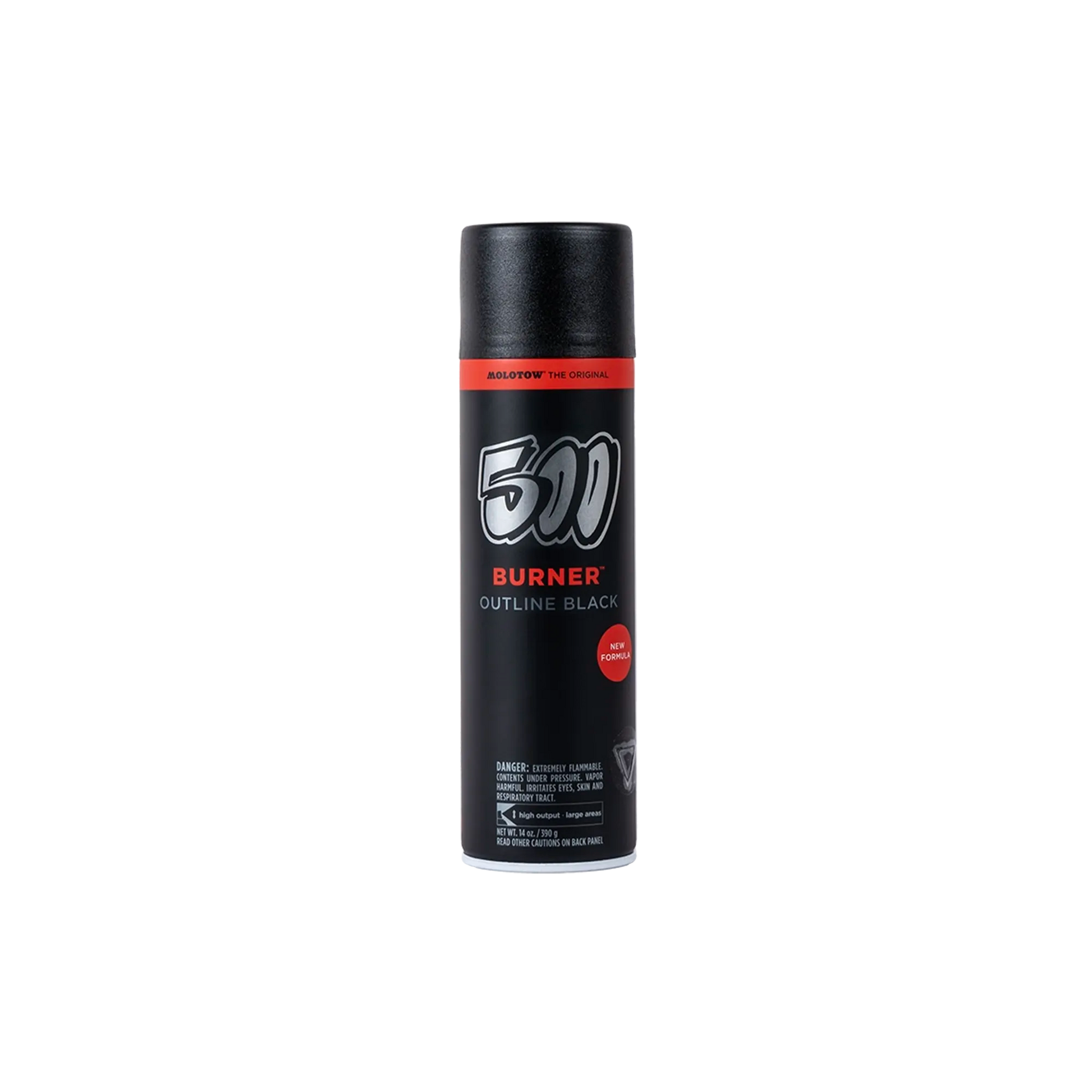 MOLOTOW BURNER 500ML OUTLINE BLACK