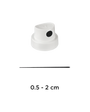 CAP - Super Skinny Cap White/Black