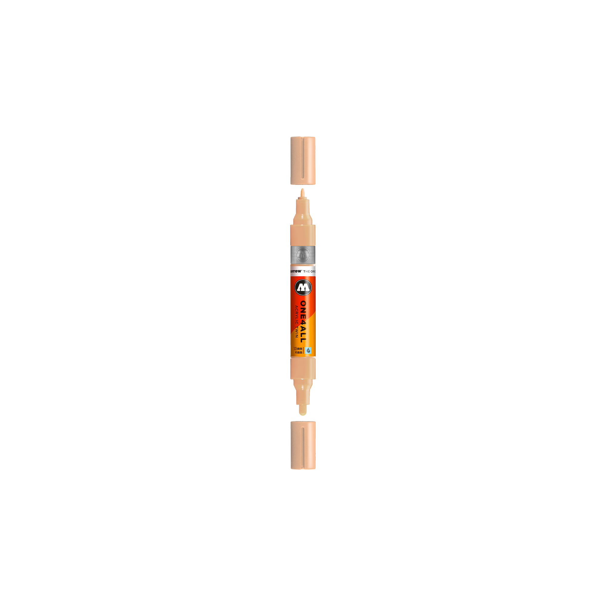 Acrylic marker One4All Twin 1,5/4mm #259 sand