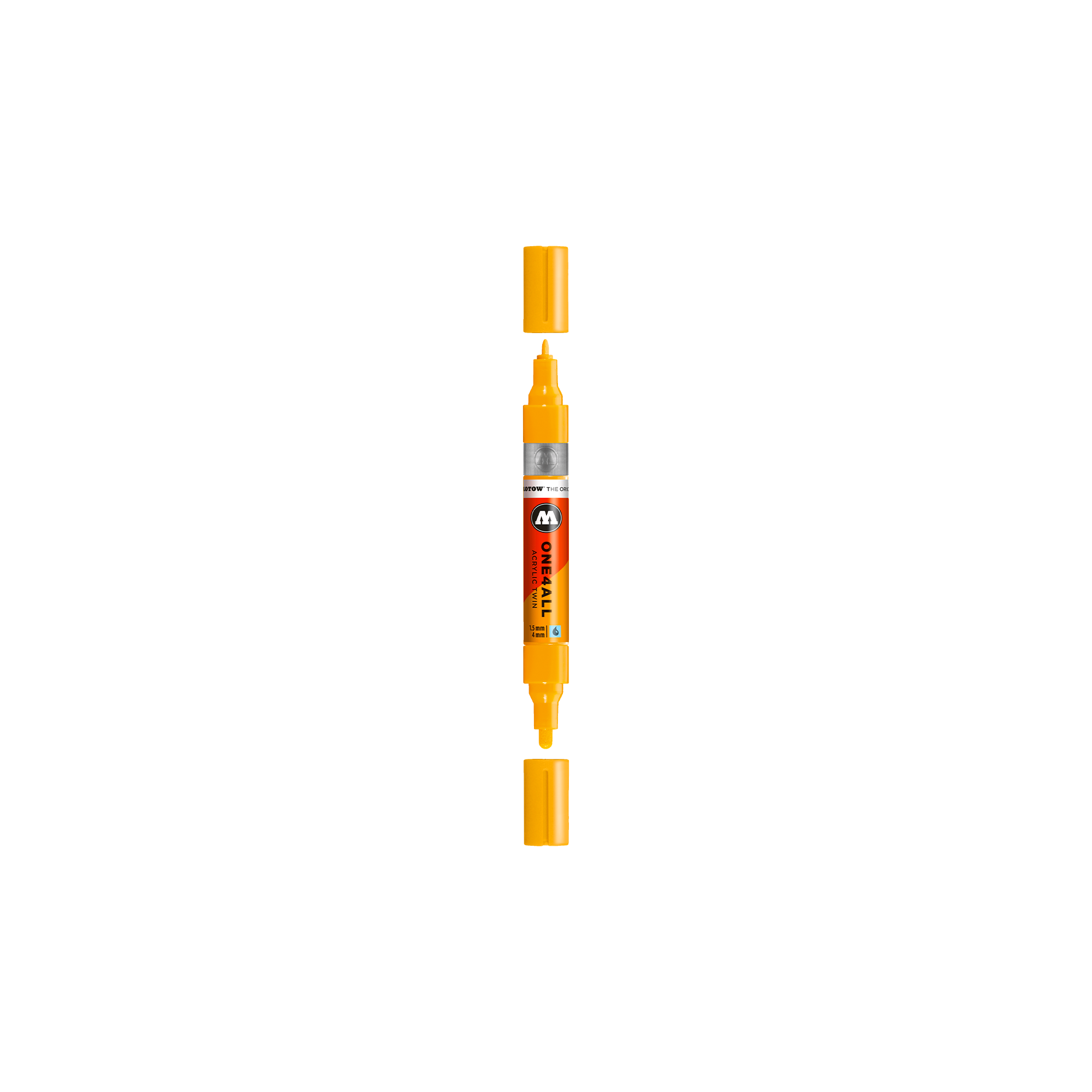 Acrylic marker One4All Twin 1,5/4mm #258 mustard yellow