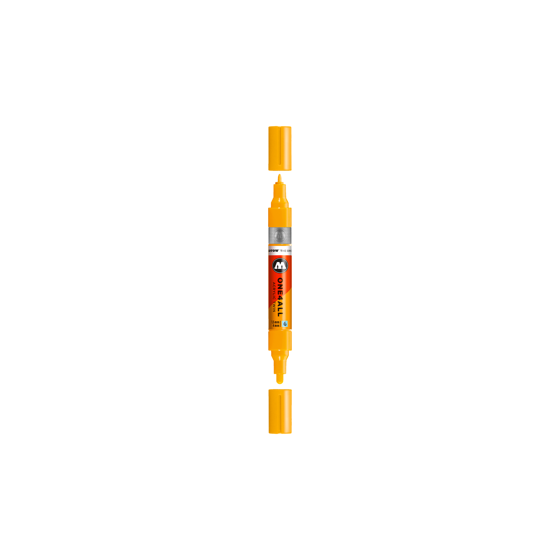 Acrylic marker One4All Twin 1,5/4mm #258 mustard yellow