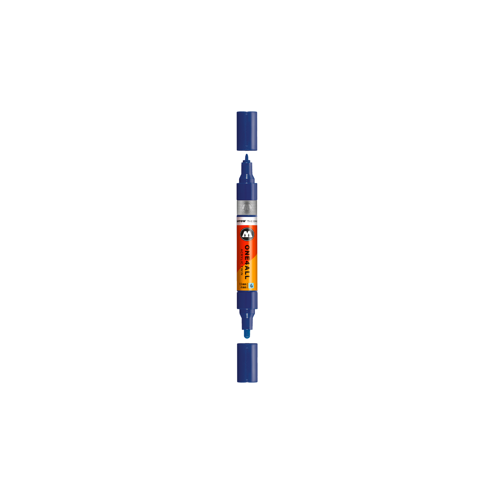 Acrylic marker One4All Twin 1,5/4mm #248 night blue