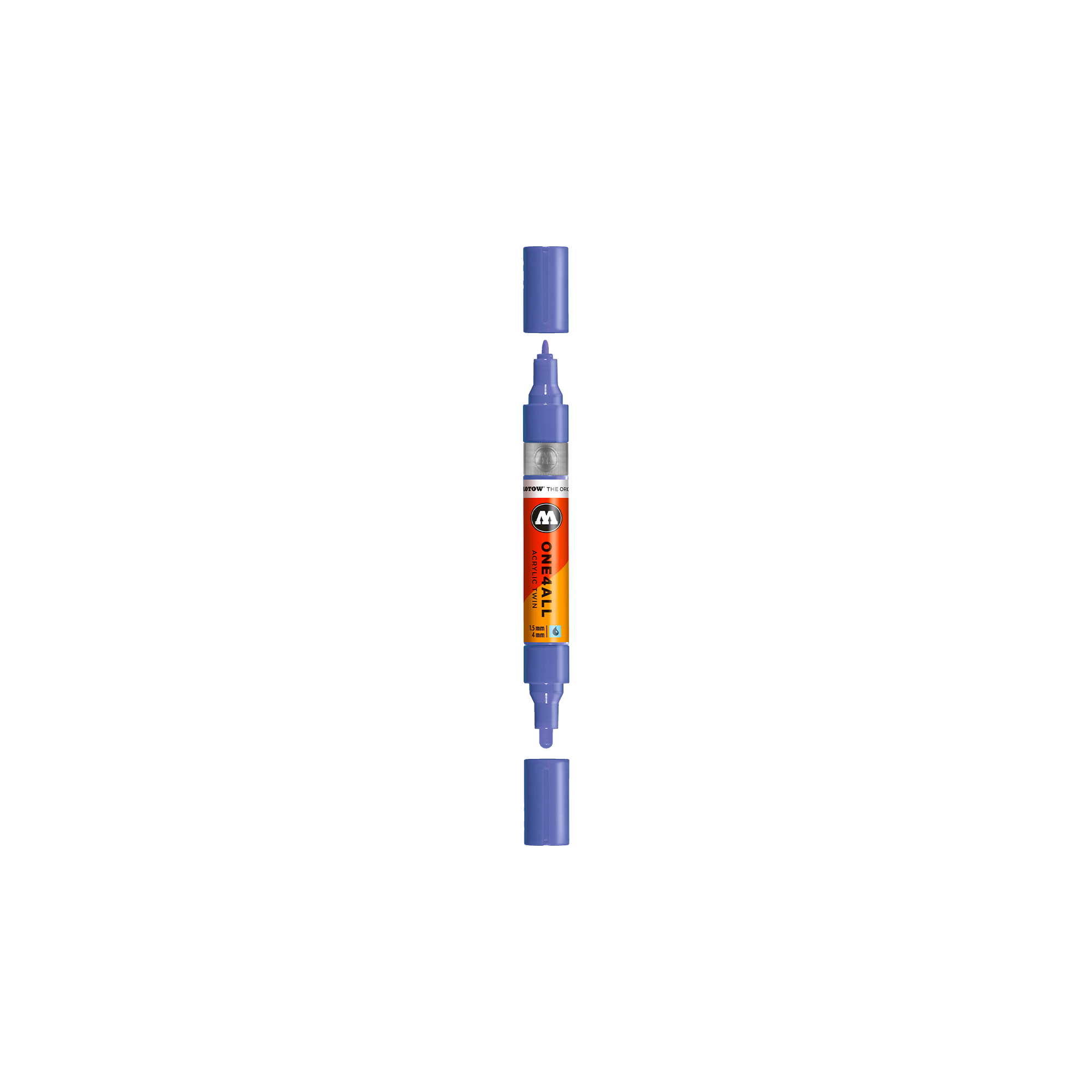 Acrylic marker One4All Twin 1,5/4mm #247 viola