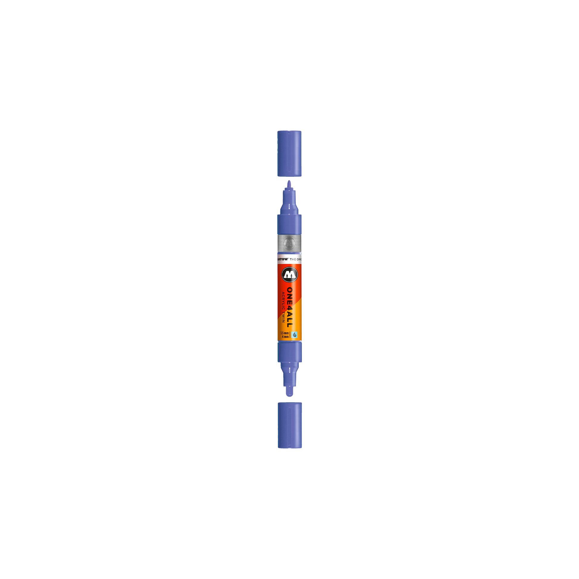 Acrylic marker One4All Twin 1,5/4mm #247 viola