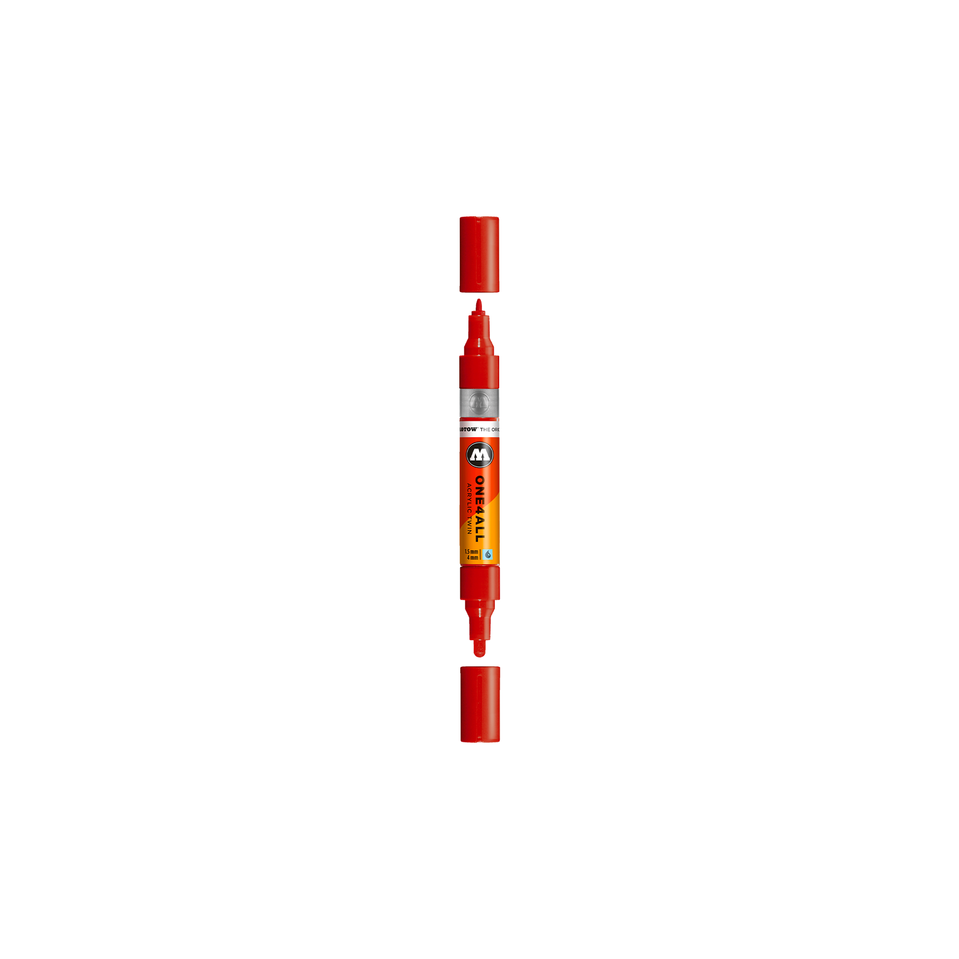 Acrylic marker One4All Twin 1,5/4mm #245 raspberry red