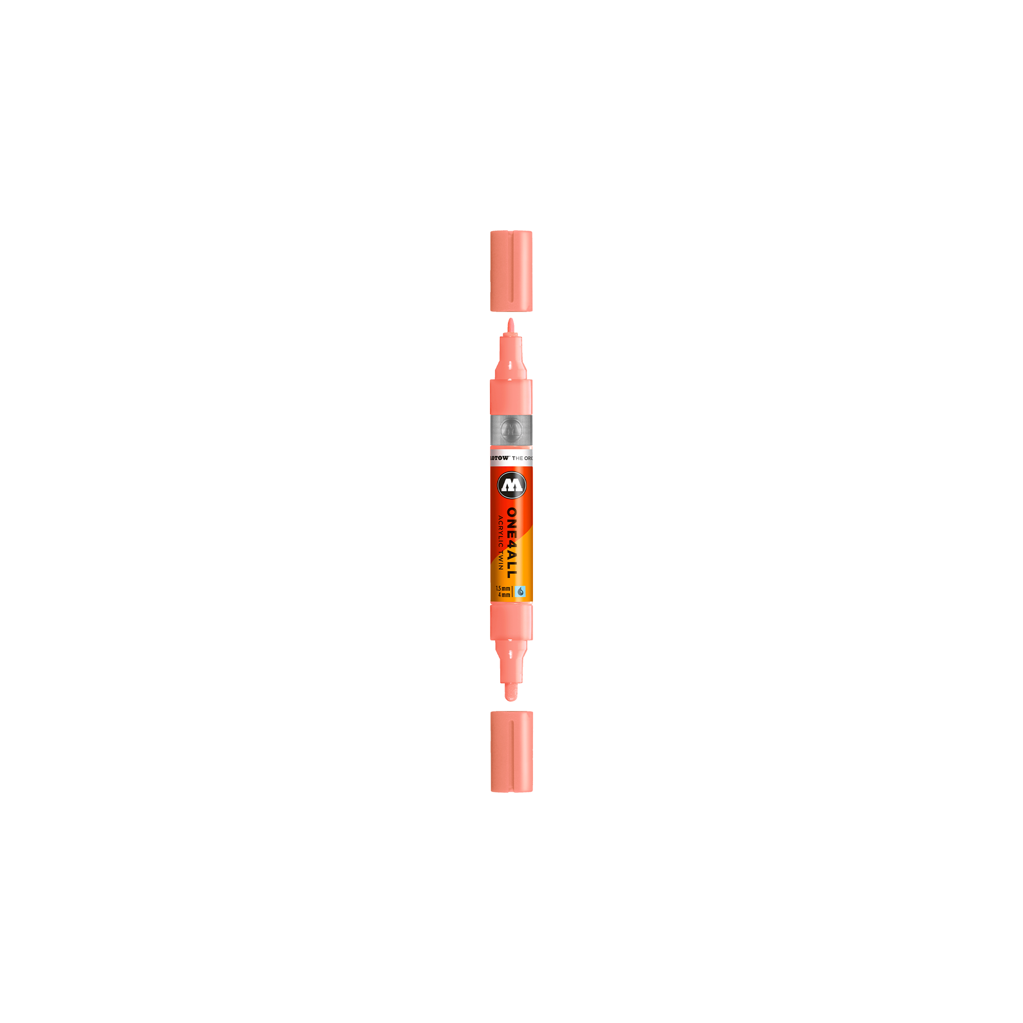 Acrylic marker One4All Twin 1,5/4mm #244 coral